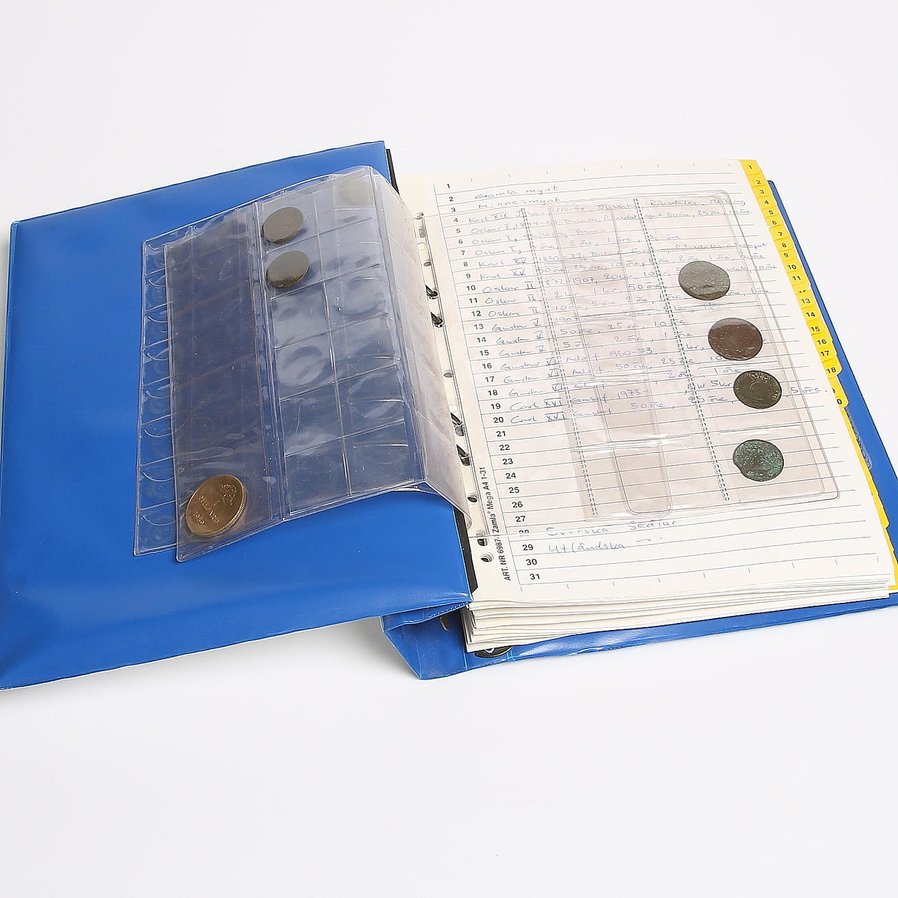 MYNTSAMLING, 18/1900-tal.