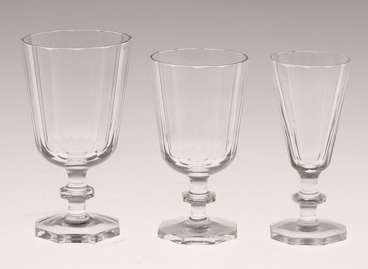 GLASSERVIS, 22 delar, "Karlberg" Elis Bergh Kosta Boda.