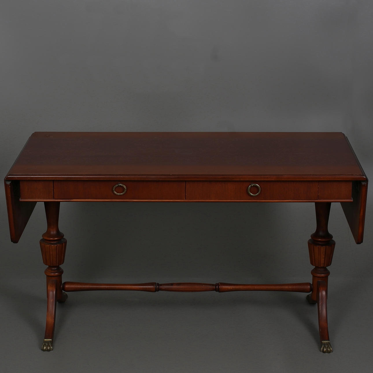 KLAFFBORD i mahognyfaner. 1900-talets mitt.