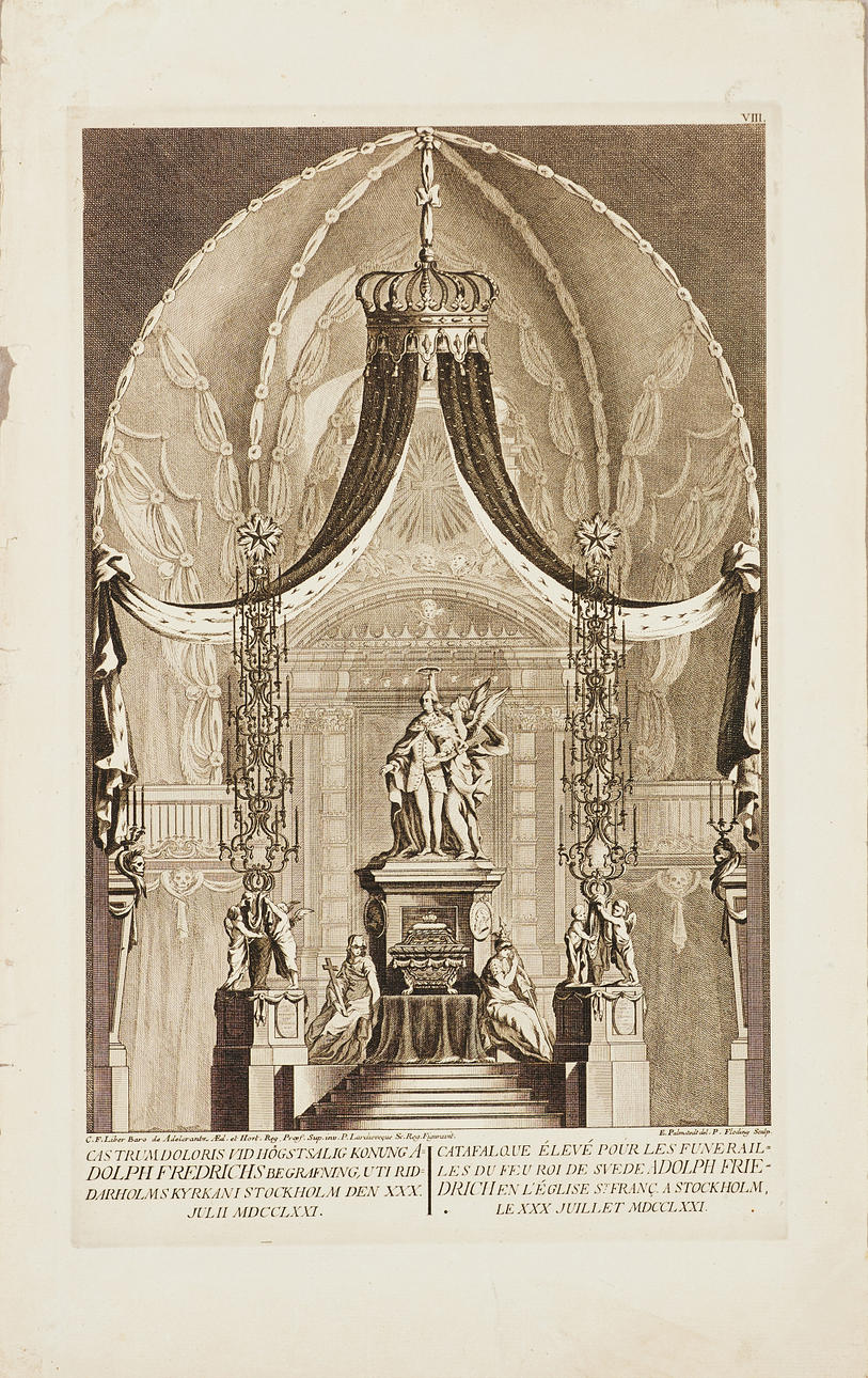 Adolf Fredriks begravelse fra Floding.