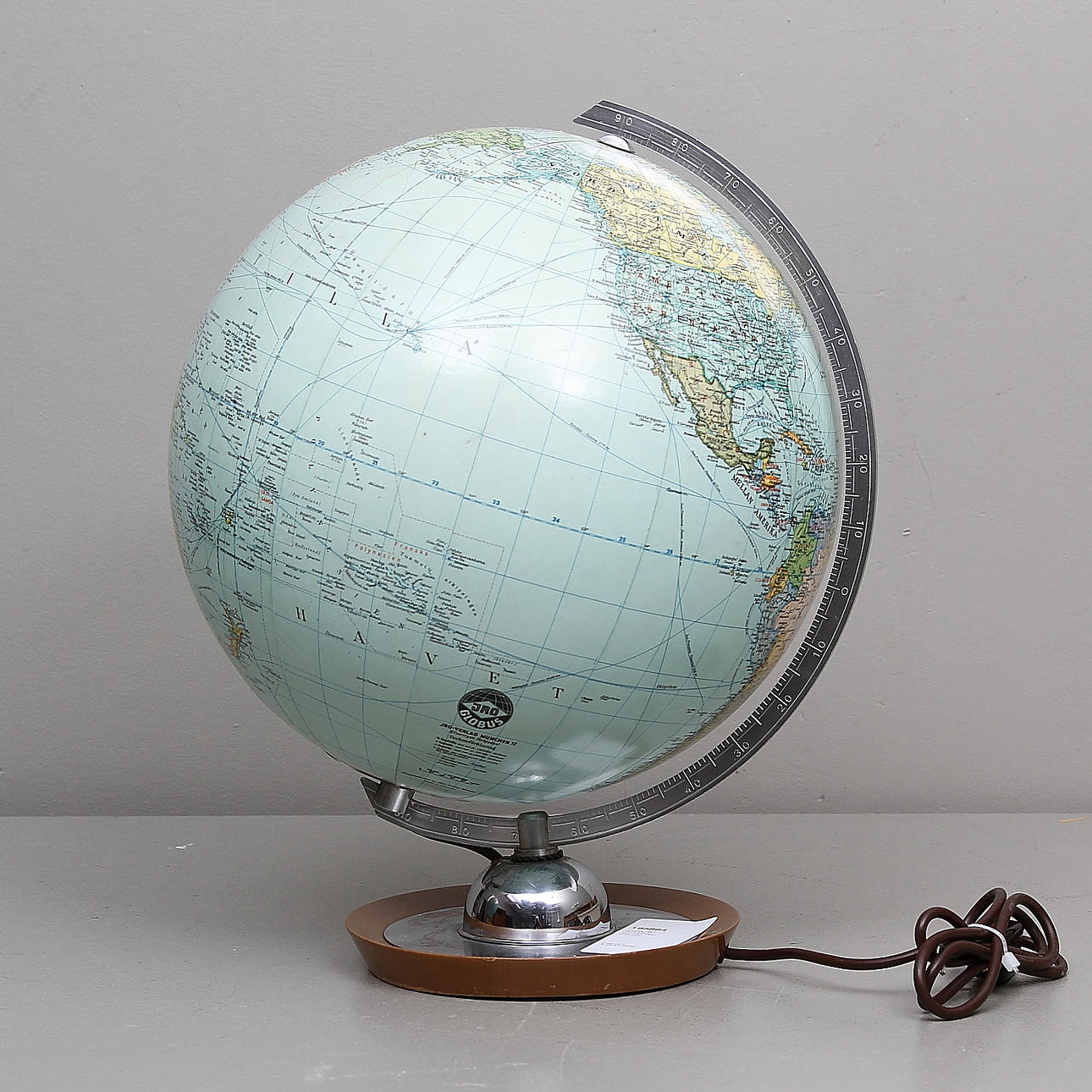 JORDGLOB, JRO Globus, Munchen, 1900-talets mitt.