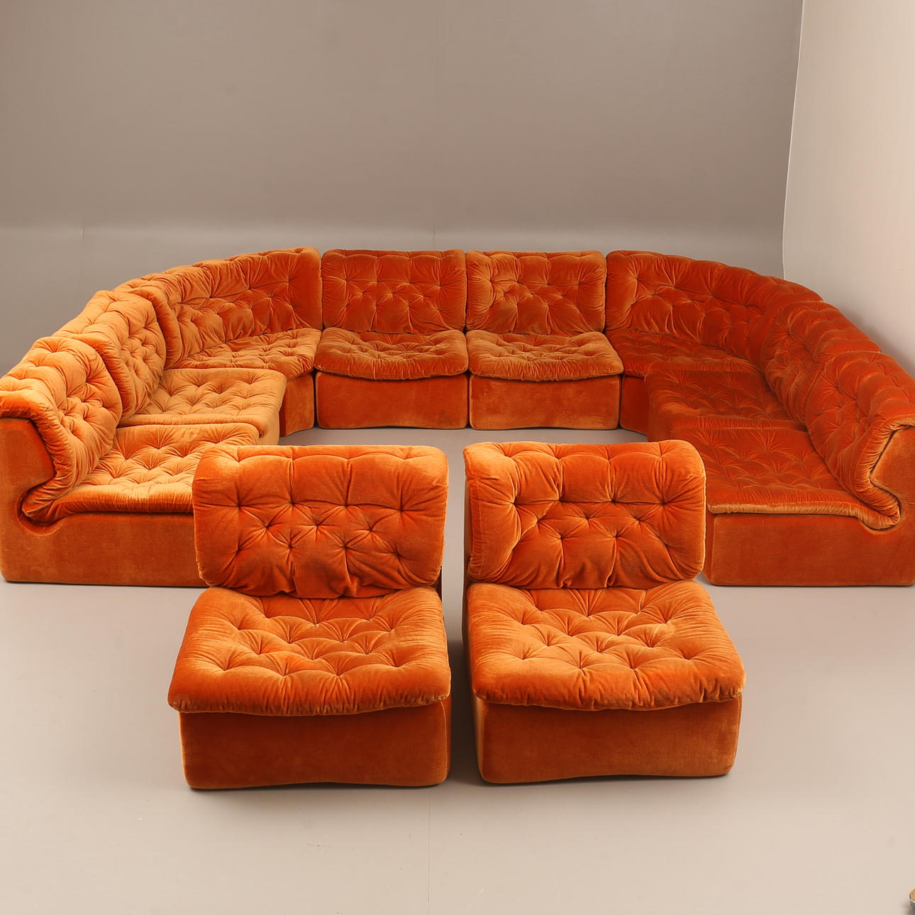 CORNER SOFA, "Playboy", Dux, 1970s.