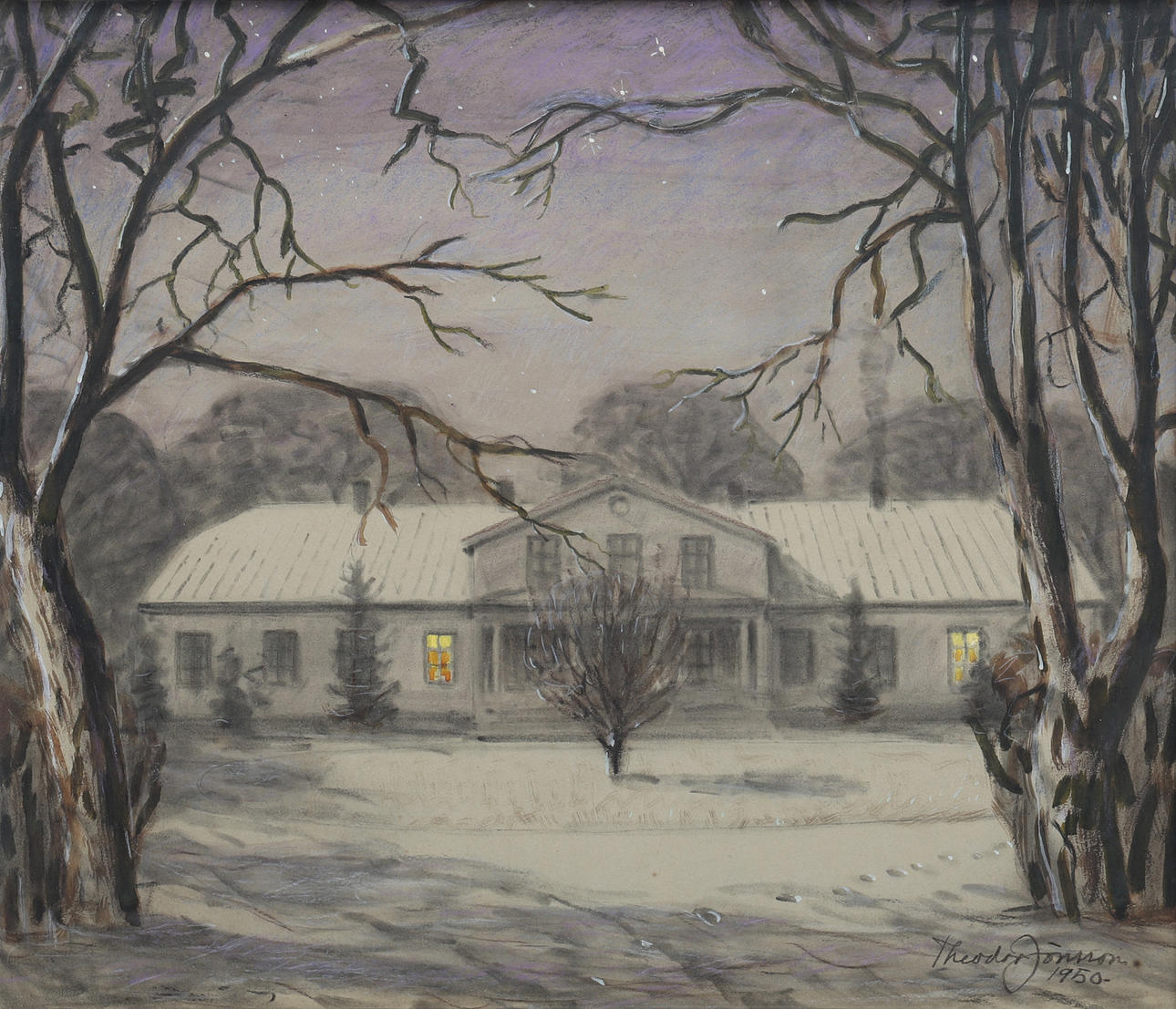 THEODOR JÖNSSON. KYRKHEDDINGE-AUFZEICHNUNG.