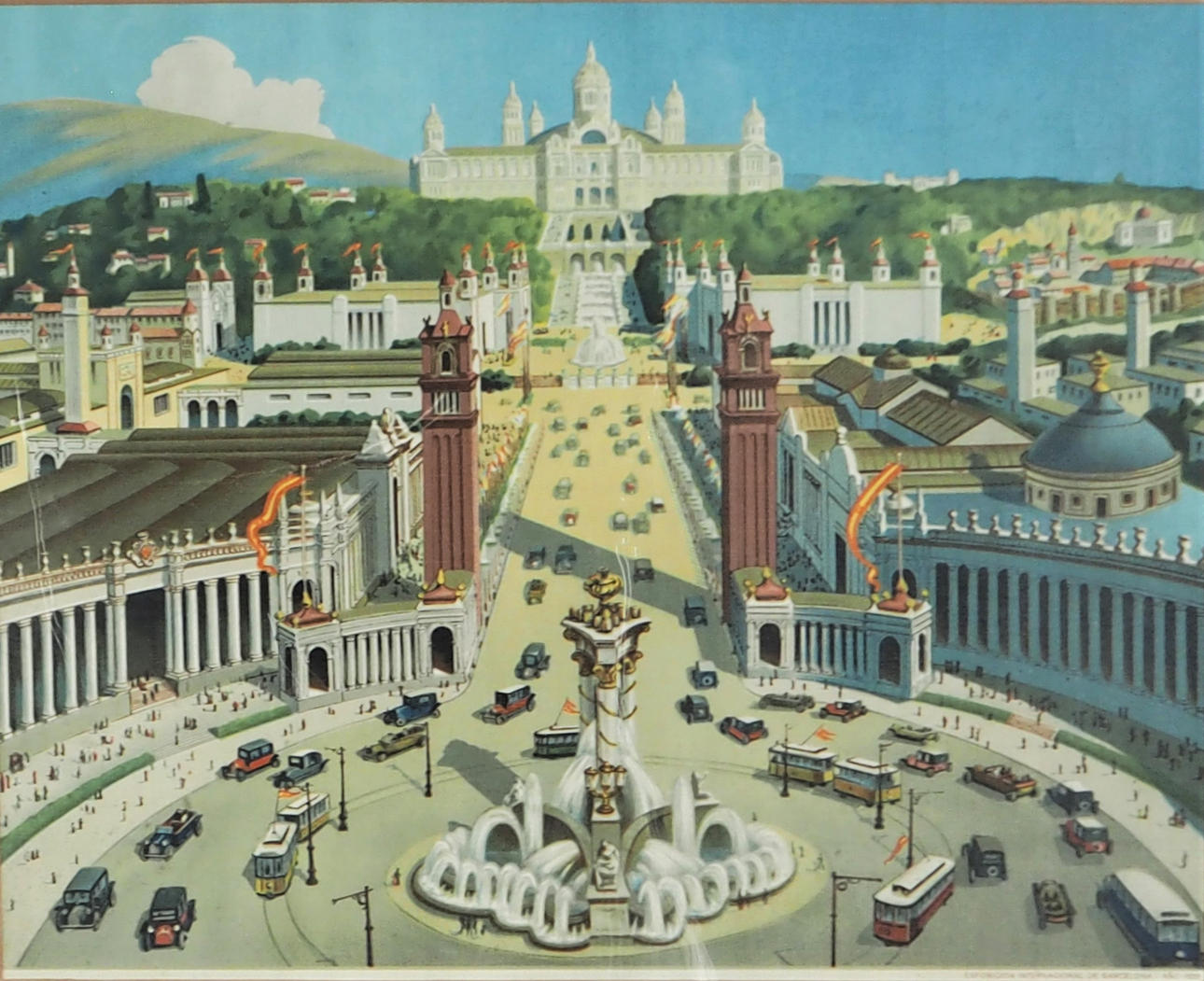 DRUCK, Ausstellung Barcelona 1929.