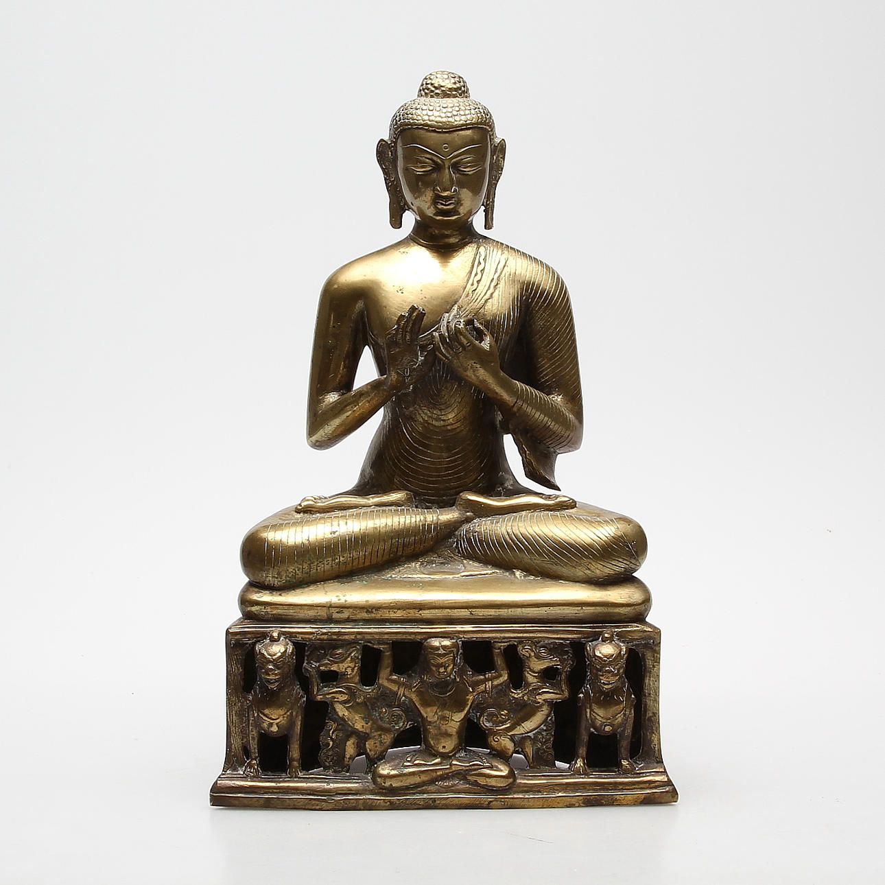 BUDDA, mässing, orientalisk.