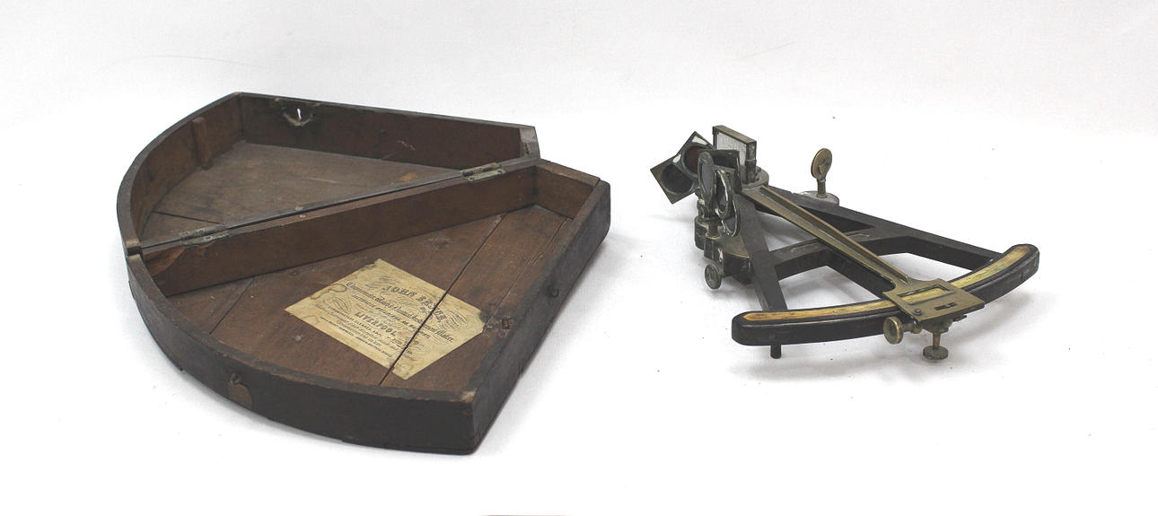 SEXTANT, John Bruce , Liverpool 1800-talets slut ( 1880-1890).