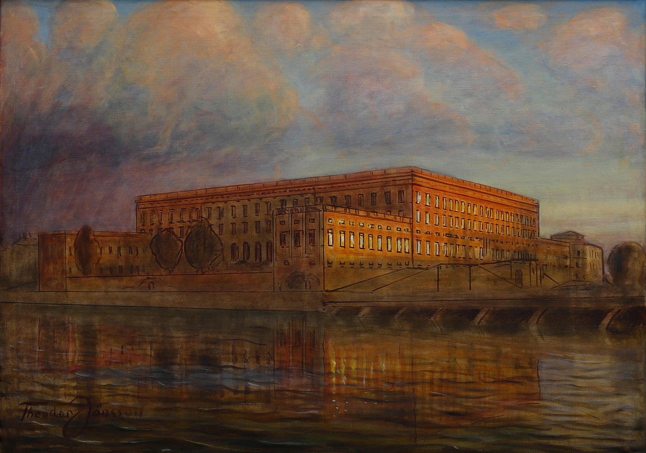 THEODOR JÖNSSON. STOCKHOLMS SCHLOSS.
