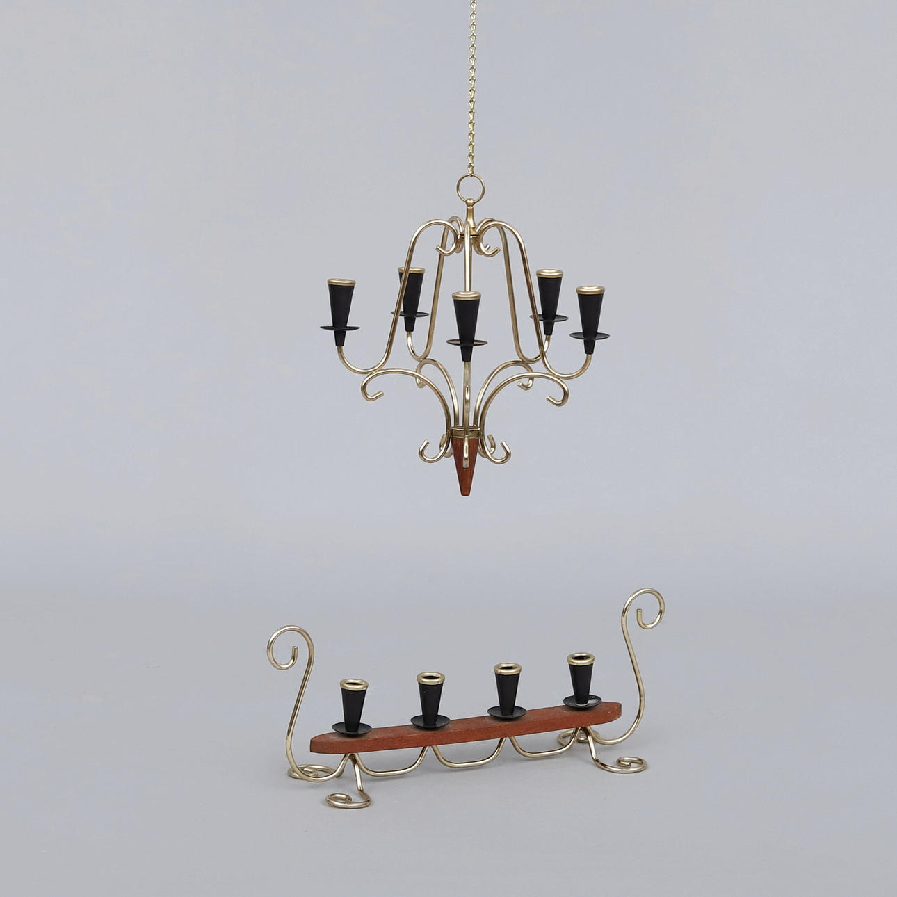 LJUSSTAKE samt KRONA, Gunnar Ander, Ystad Metall.