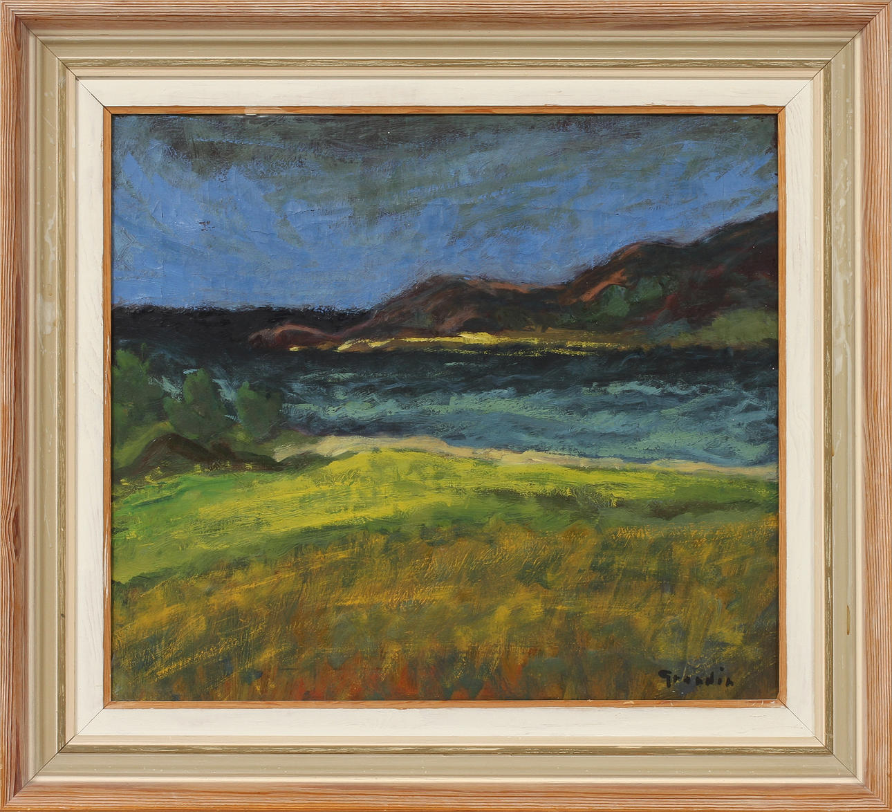 SVÄN GRANDIN. Olja på duk, signerad.