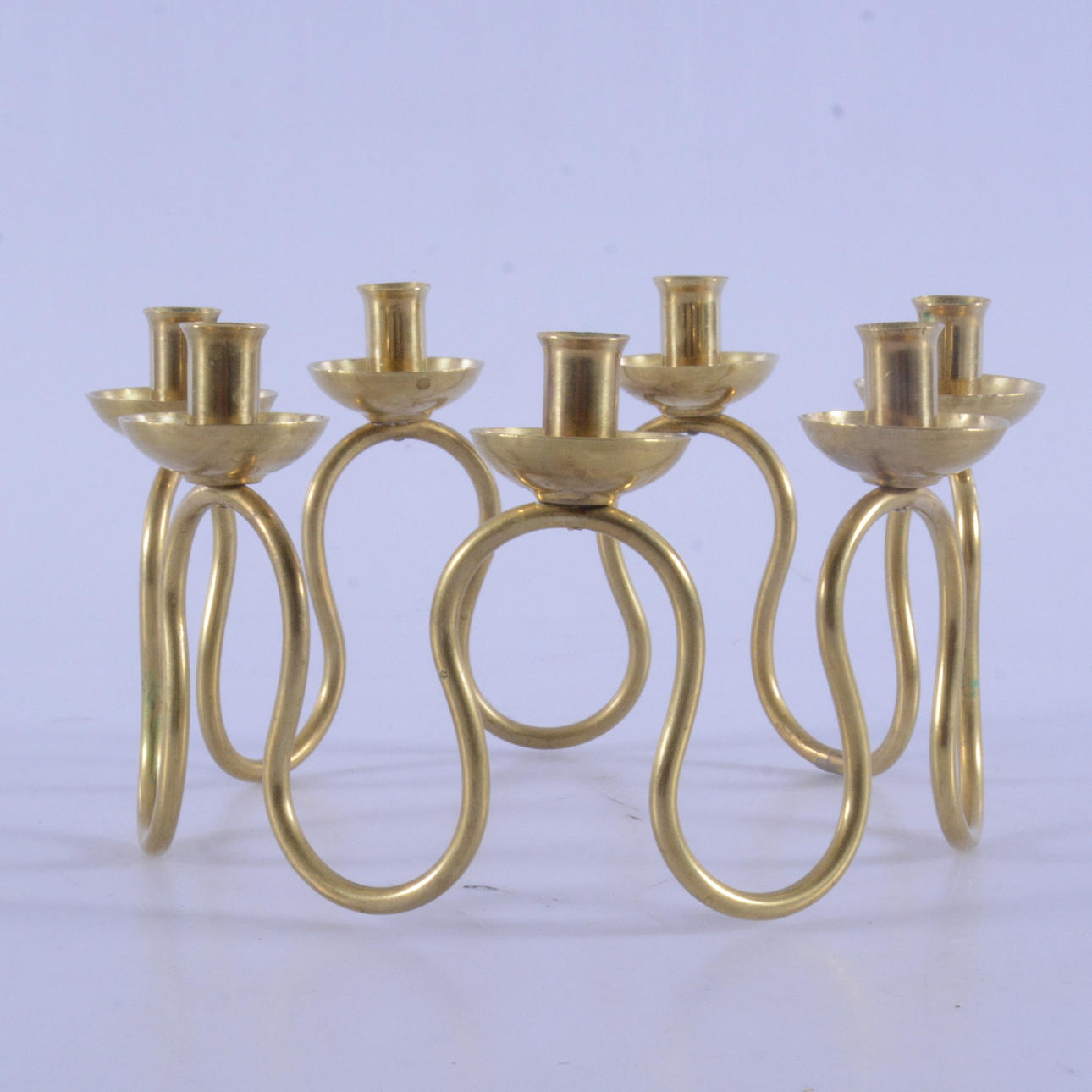 KANDELABER, mässing, "Arvika", Lars Holmström.