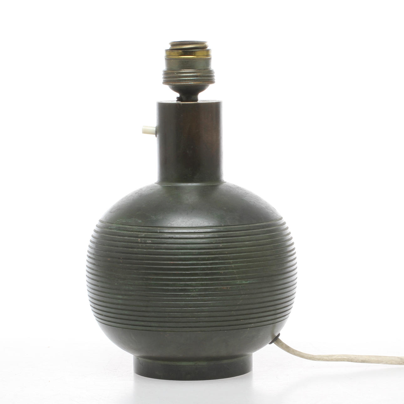 BORDSLAMPA, brons, funkis, 1930-tal.