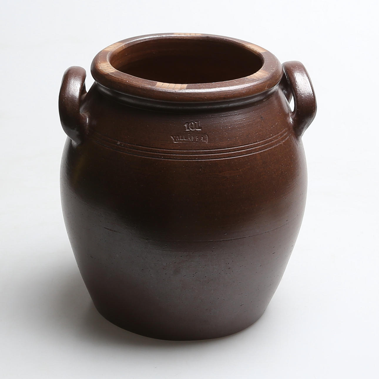 KRUS, keramik, Wallåkra, 10 liter, 1900-tallet.