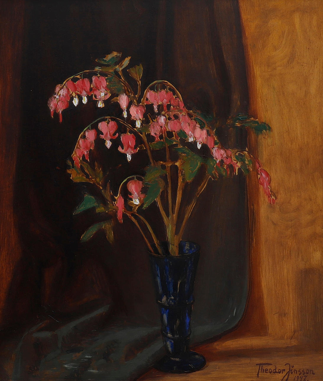 THEODOR JÖNSSON. BLOMSTERSTILLEBEN.