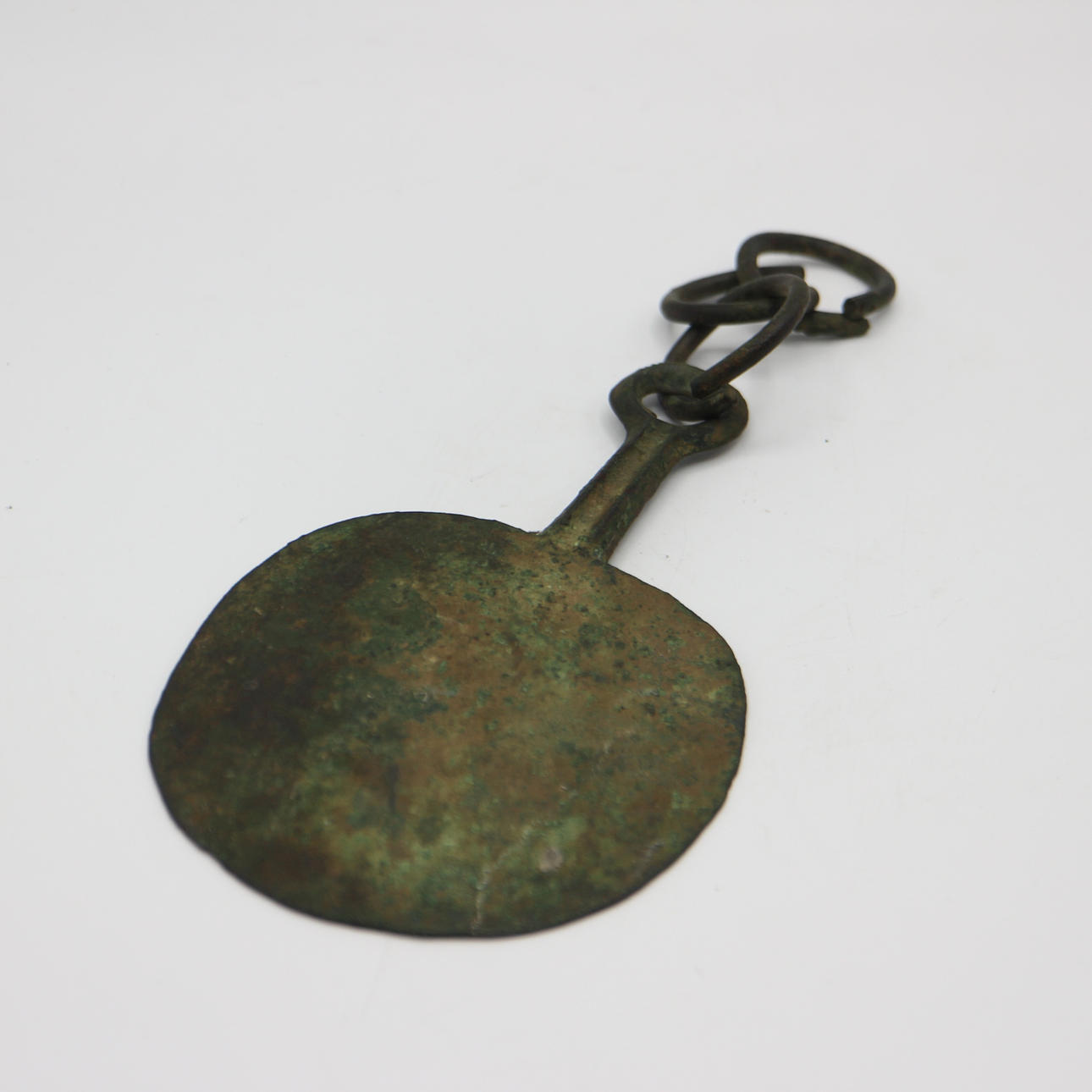 EGYPTISK ANTIK BRONS SPEGEL.