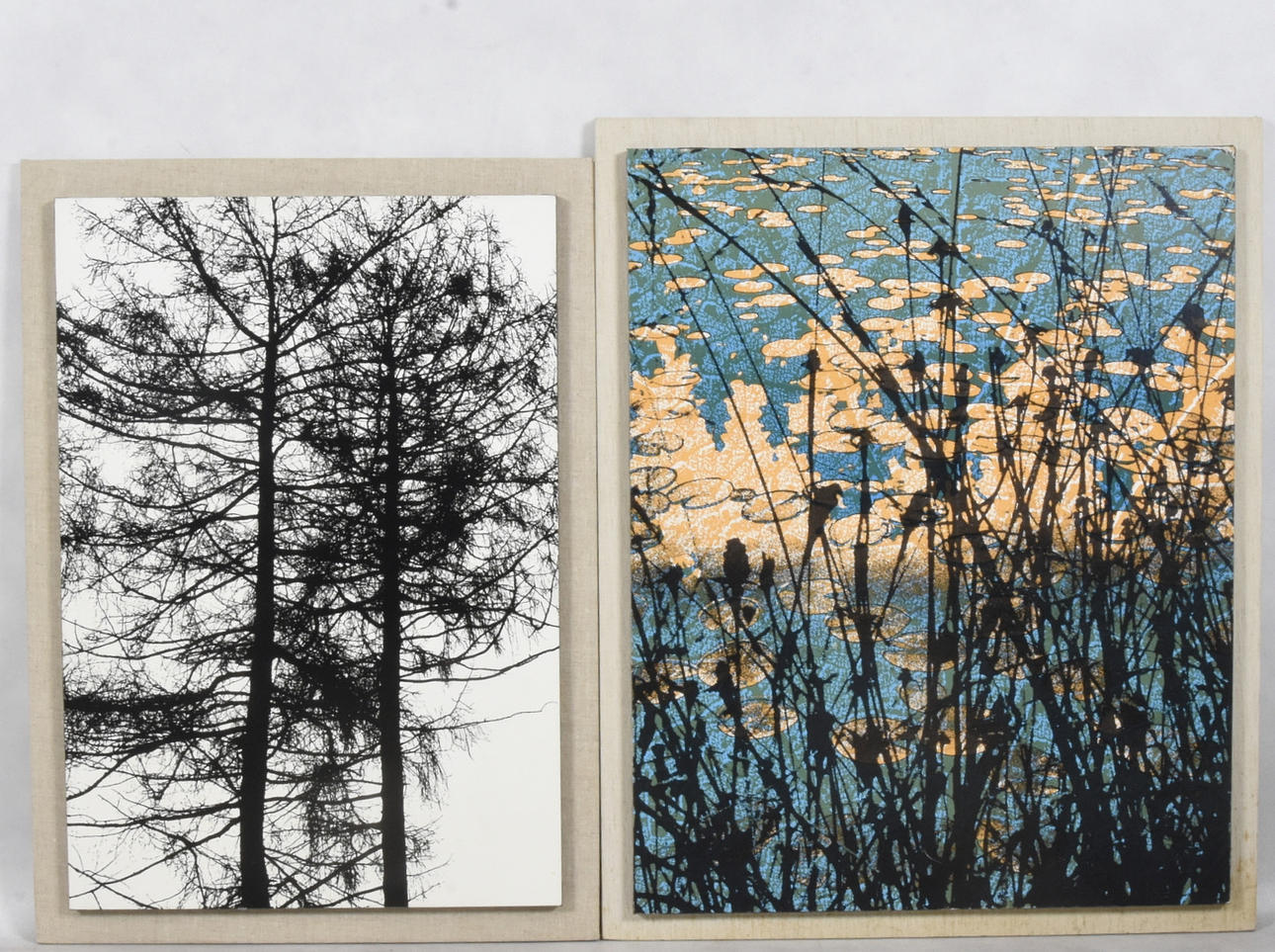 PER LUNDQVIST. Reared photographs, 2 pcs.