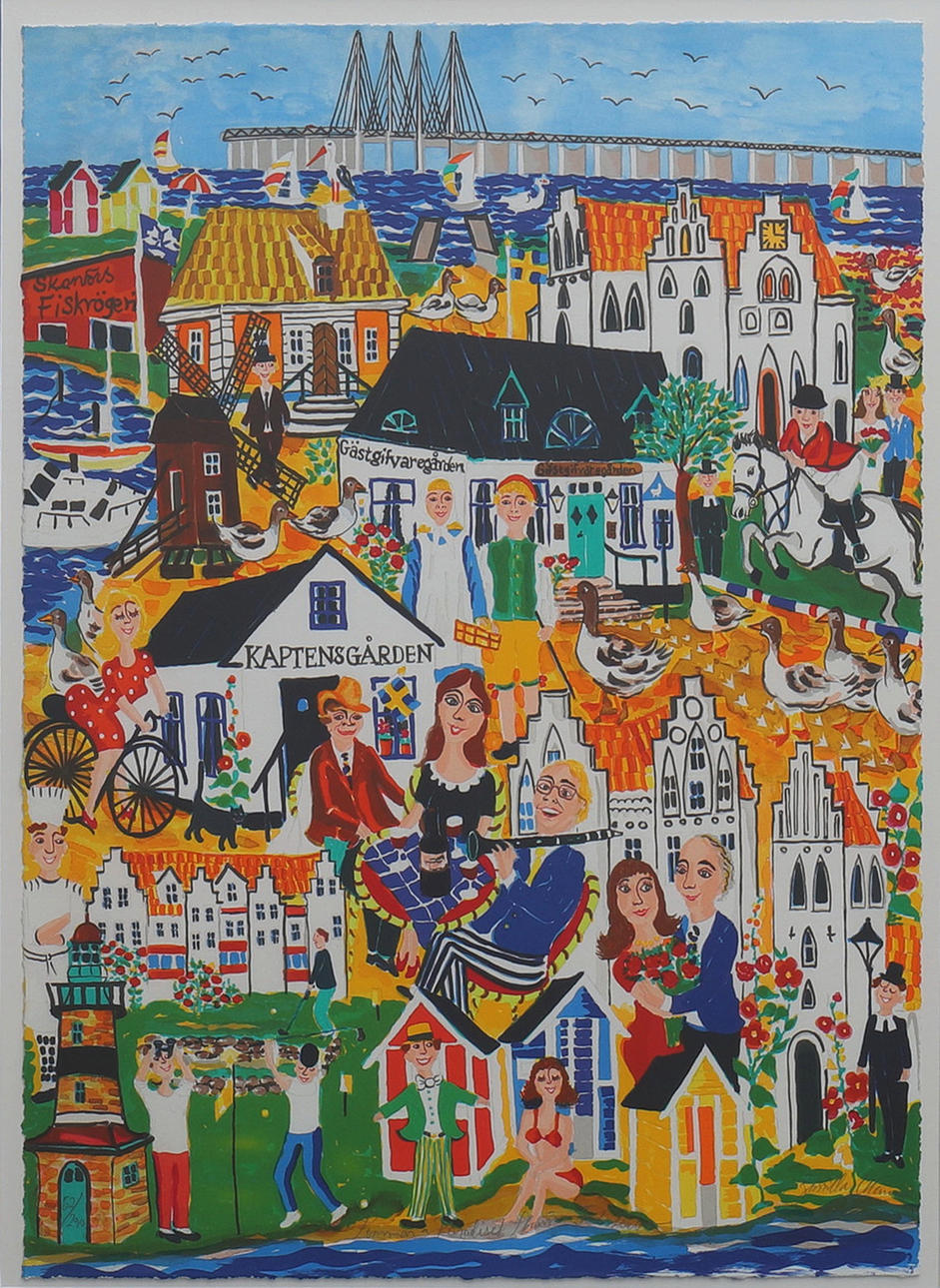 GUNILLA MANN. "SOMMER IM PARADIES SCANNER FALSTERBO".