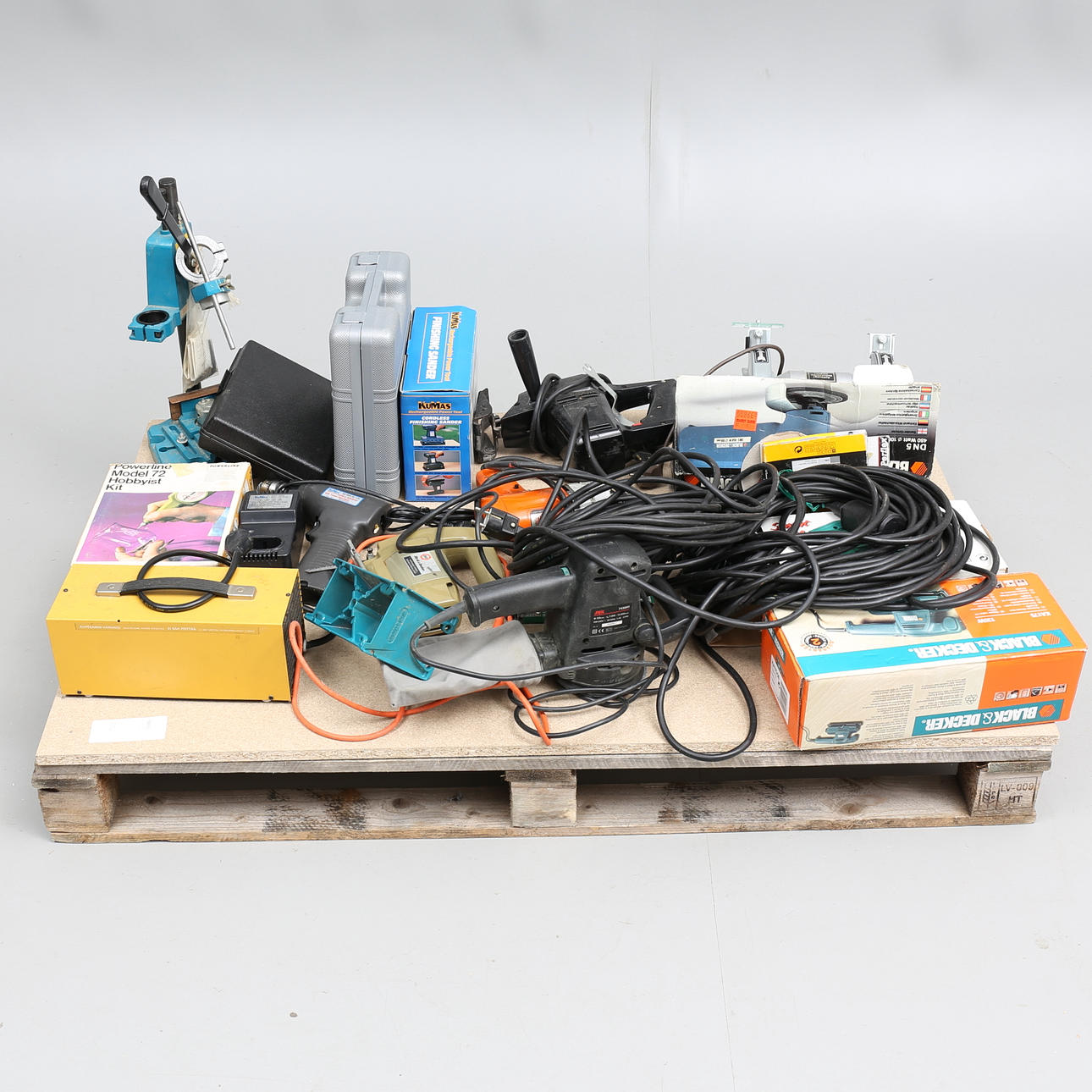 ELVERKTYG, mm, ca 16 delar.