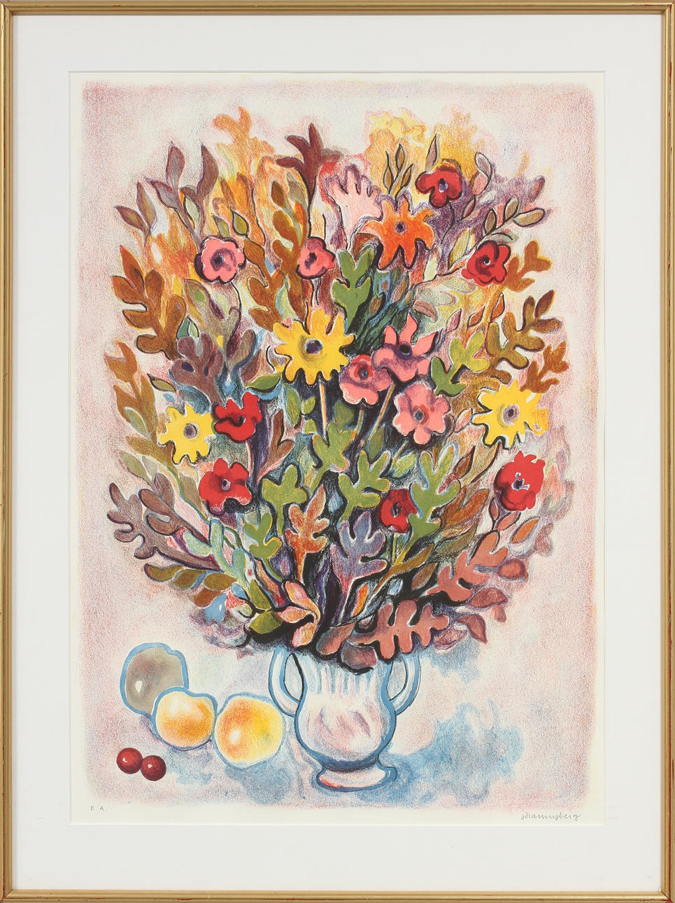 GÖRAN NYBERG. Färglitografi, E.A, signerad.