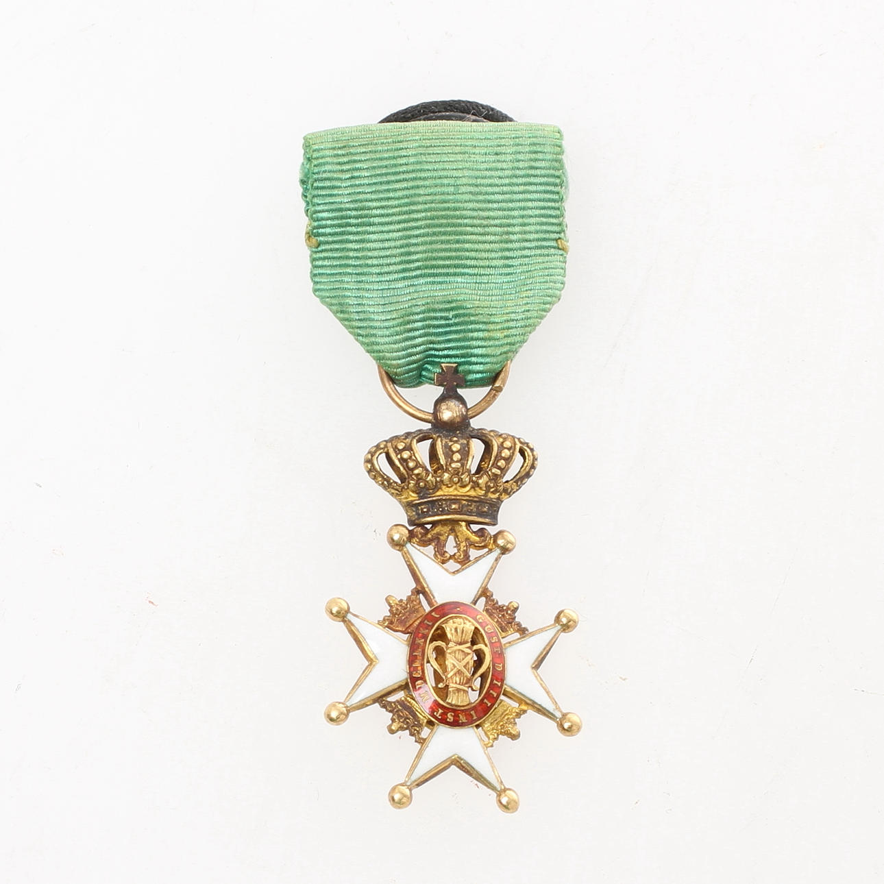 MINIATYRORDEN, riddarkors, Vasaorden, 18 k guld.