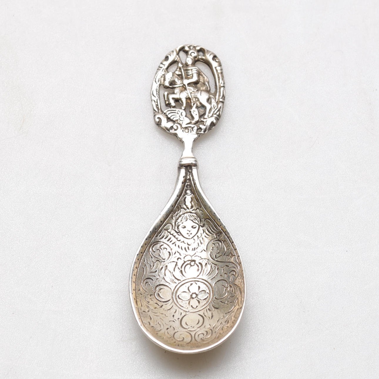 DOPSKED, silver, totalvikt ca 20 g.