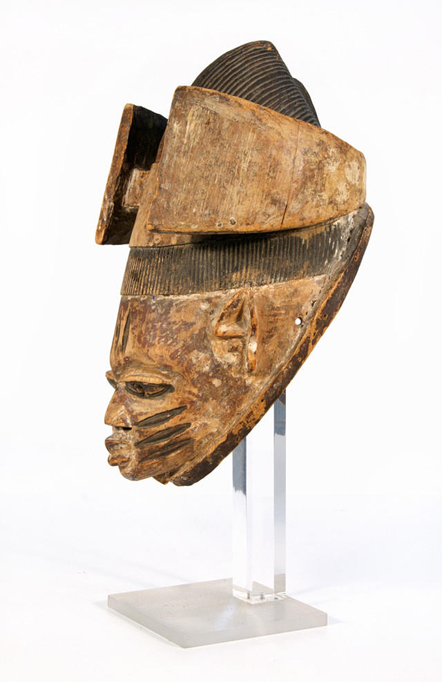 JELLY MASK, Nigeria, Yoruba, omkring 1950.