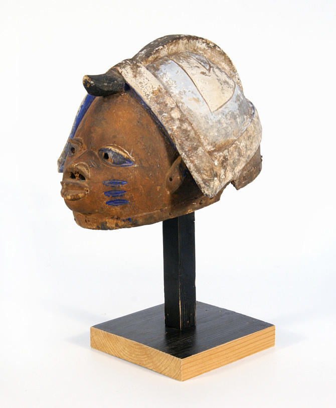 GELEDE MASK, Nigeria, Yoruba, omkring 1950.