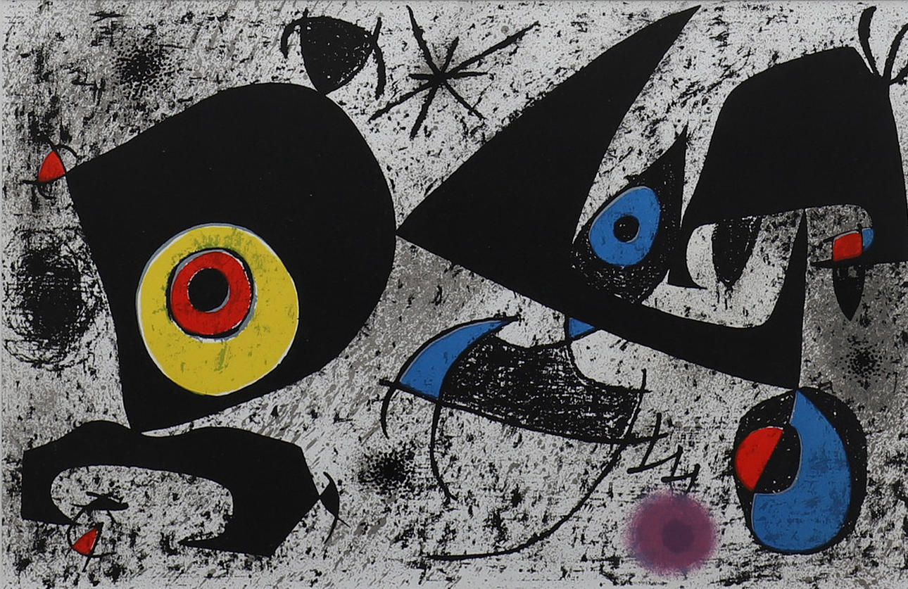 JOAN MIRÓ, "HOMMAGE À JOAN MIRÓ", 1972.