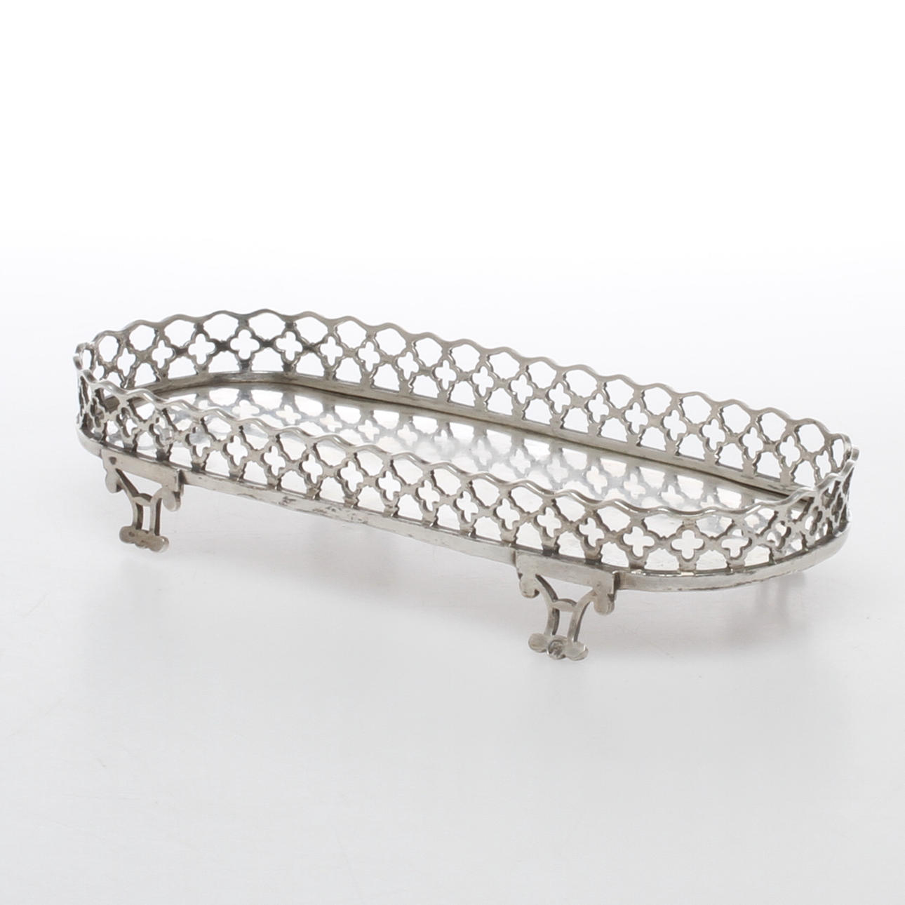 BORDSPLATÅ, silver, möjligen Lissabon, Portugal, 1800-tal.