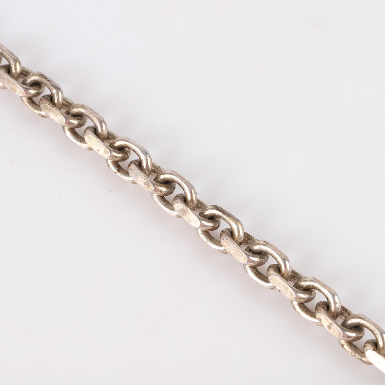 ARMBAND, ankarlänk, silver.