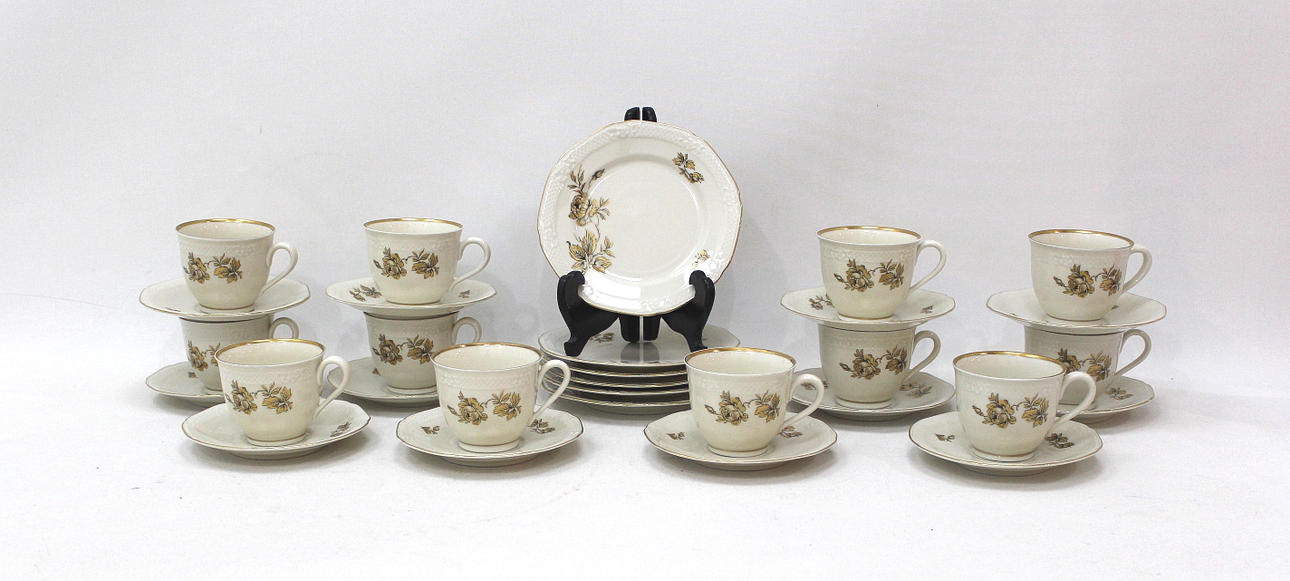 KAFFESEVIS Arabia Heli 30 delar, 1950/60-tal.