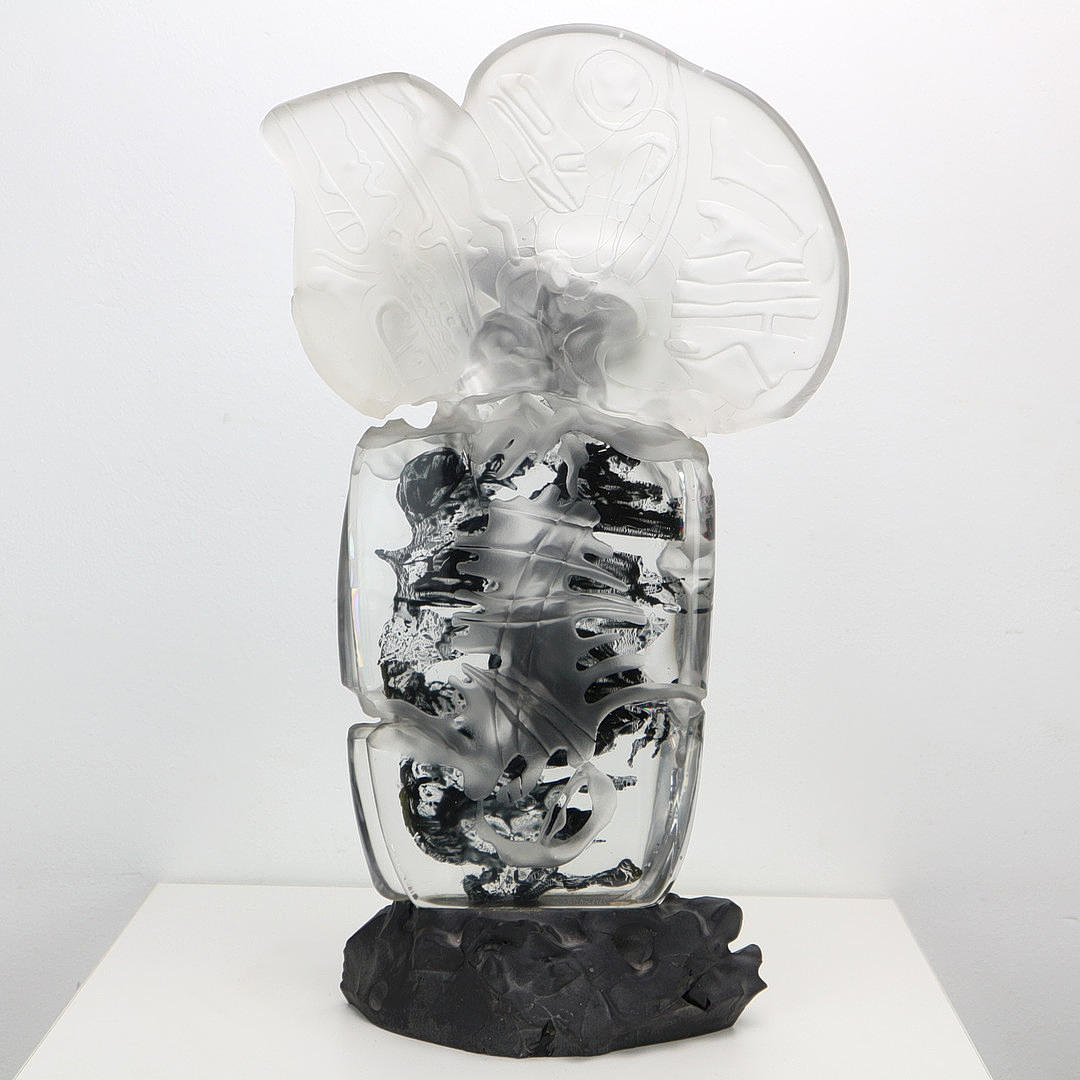 STEFAN SADOWSKI. GLASS SCULPTURE.