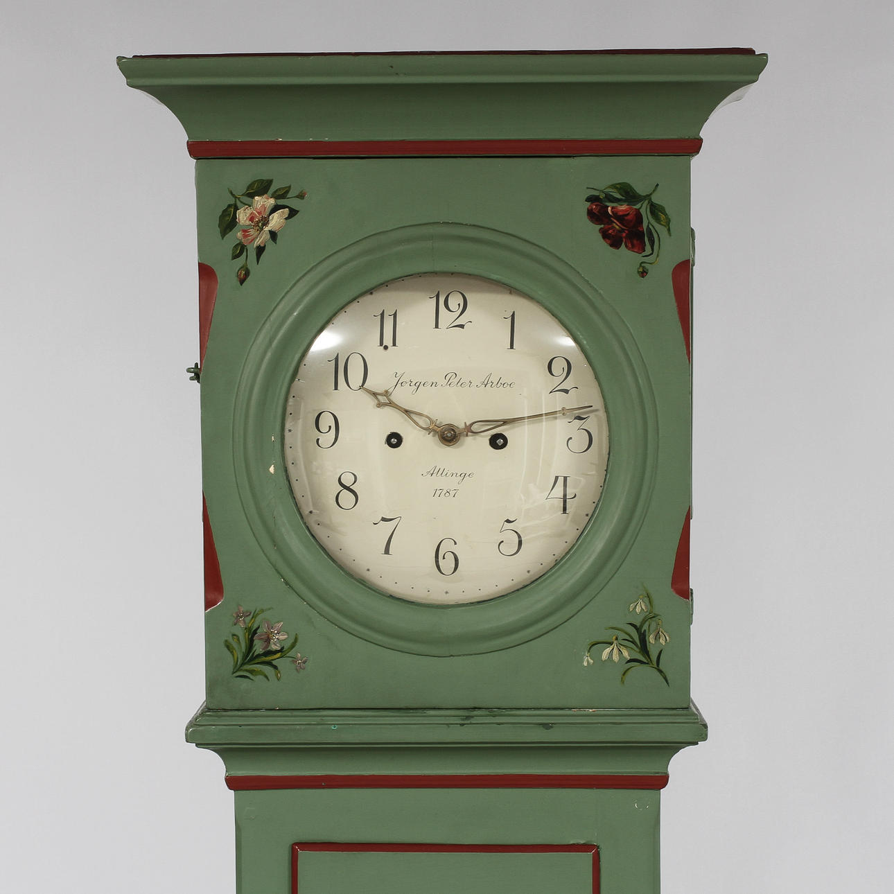 GOLVUR, urtavla märkt Jörgen Peter Arboe, Allinge 1787.