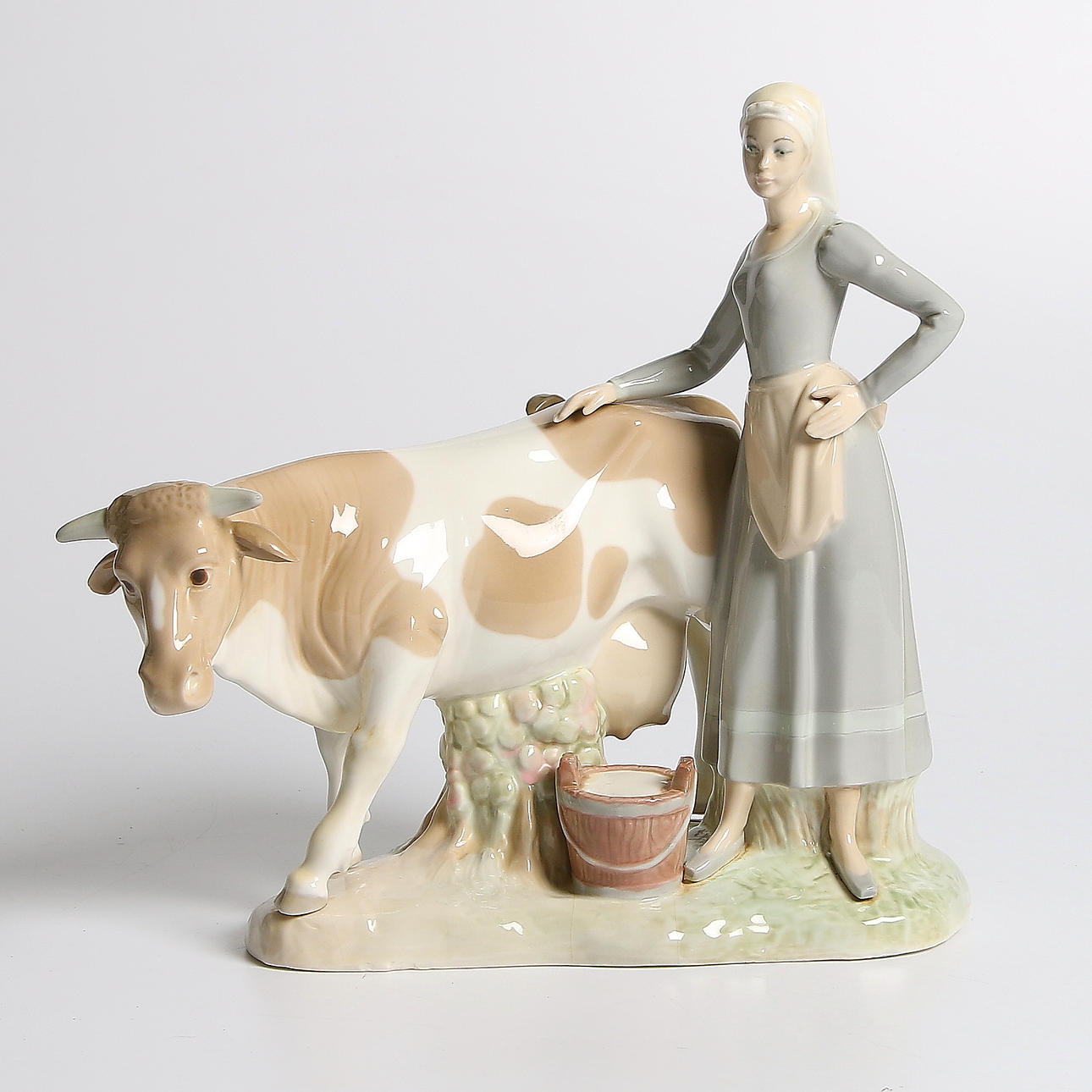 FIGURIN, porslin, Zaphir, Spanien. 1900-tal.