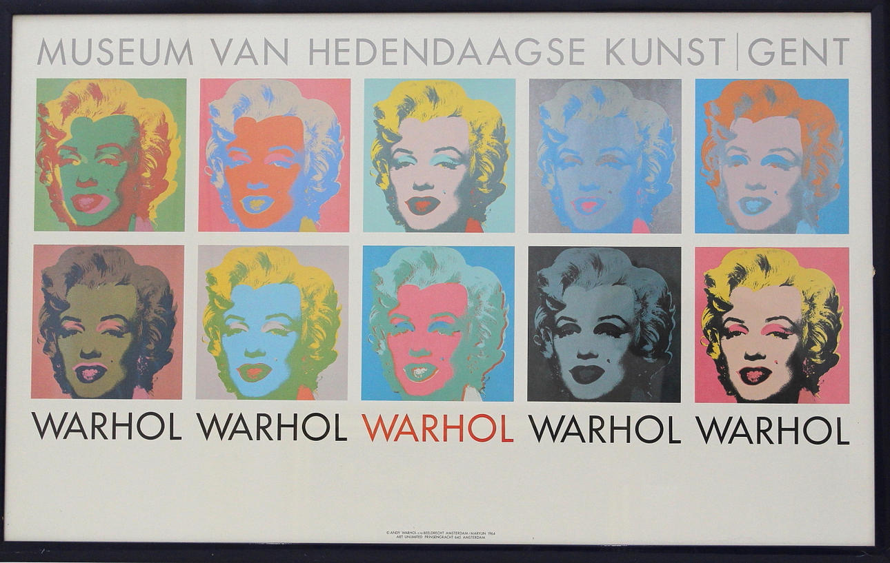 ANDY WARHOL. Juliste, Marilyn Monroe 1964.