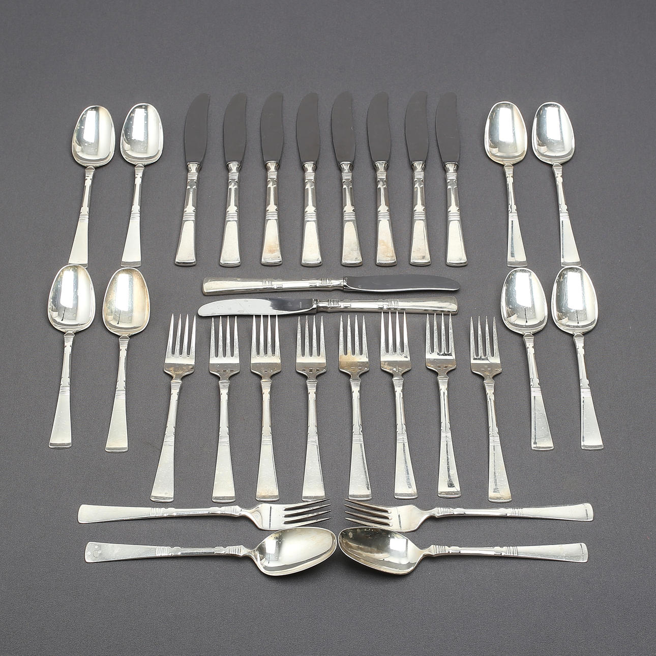 BESTICK, 30 delar, silver, Norge, 1900-talets andra hälft. .