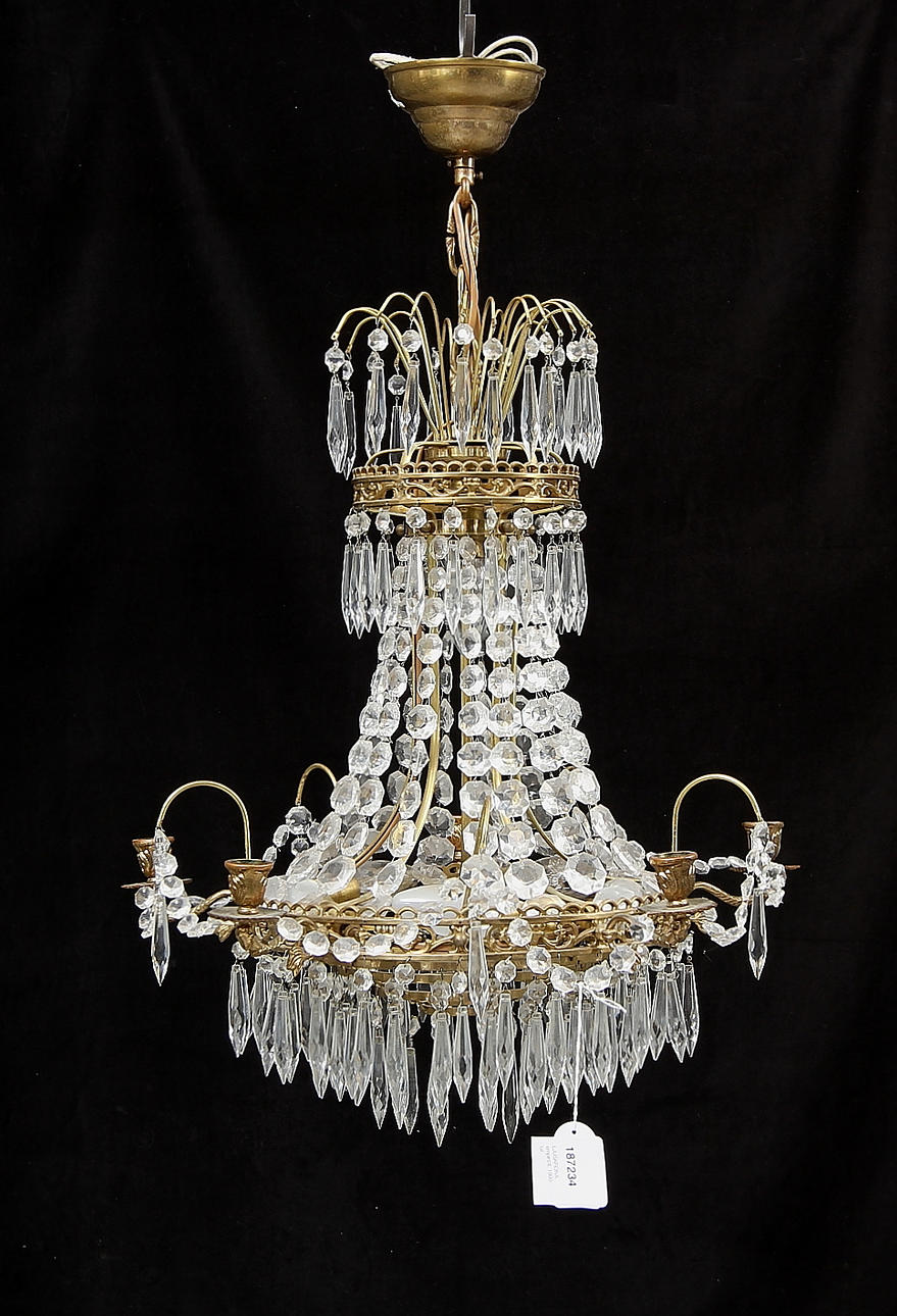 LJUSKRONA, empirstil, 1900-tal.