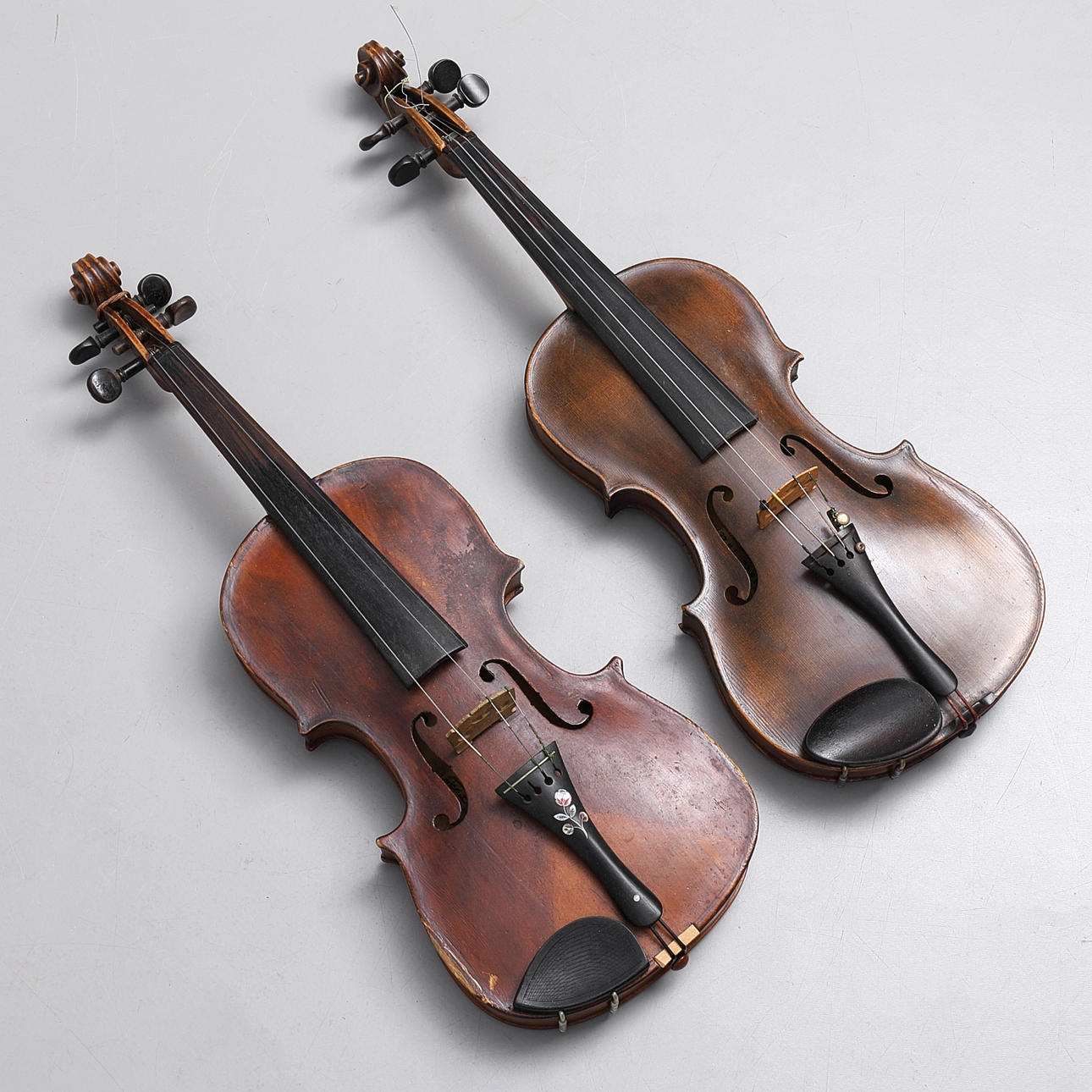 VIOLINS, 2 pcs, with strings.