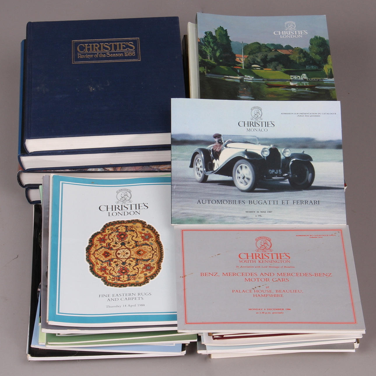 AUKTIONSKATALOGER, 52 st. Christies, 1900-talets sista kvartal.