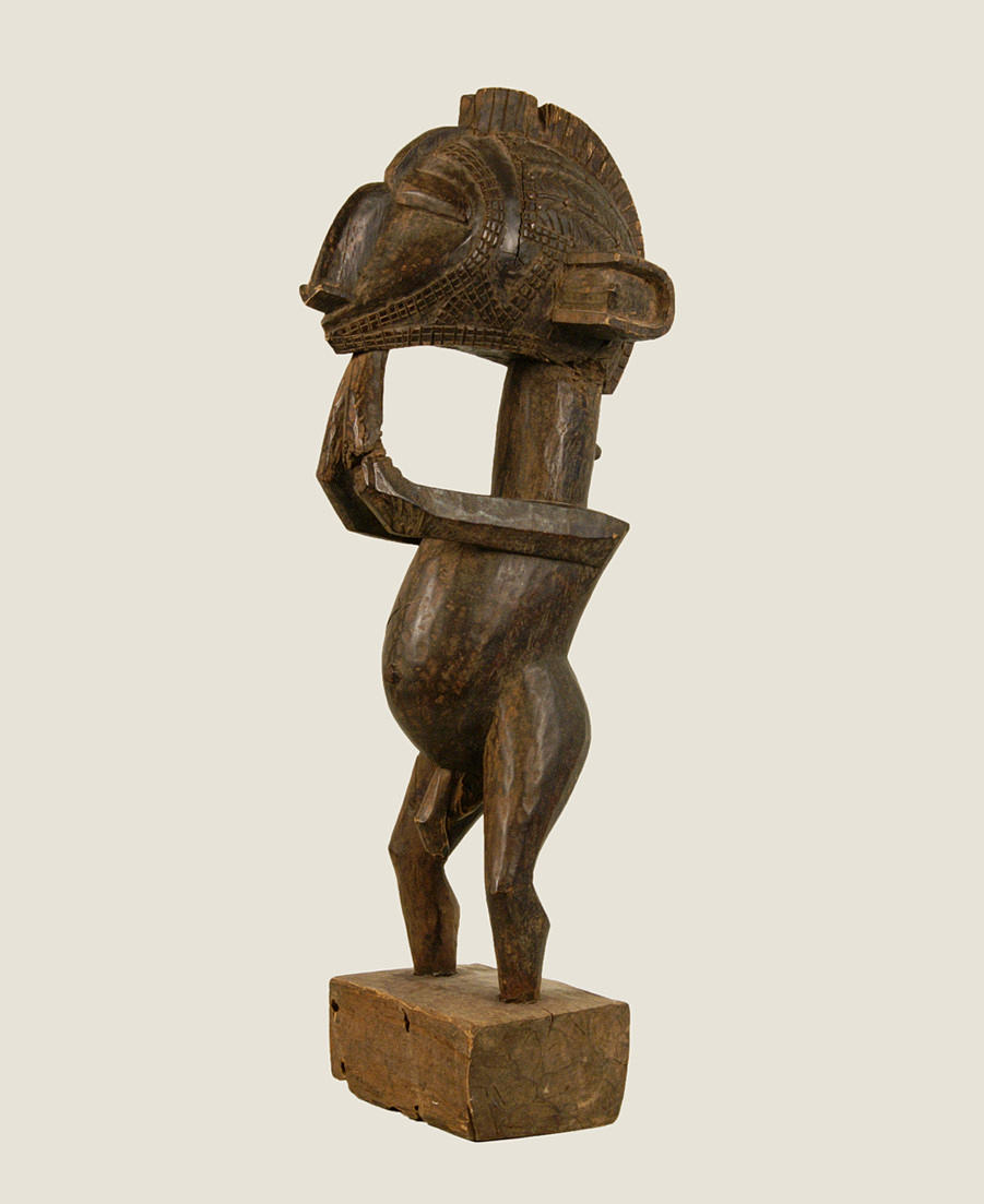 LARGE MALE D`MBA STATUE, Baga, Guinea.