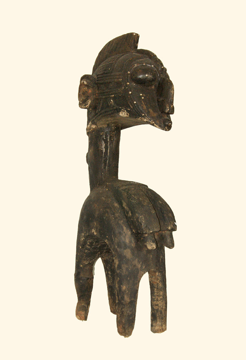 LARGE D'MBA SHOULDER MASK, Baga, Guinea.