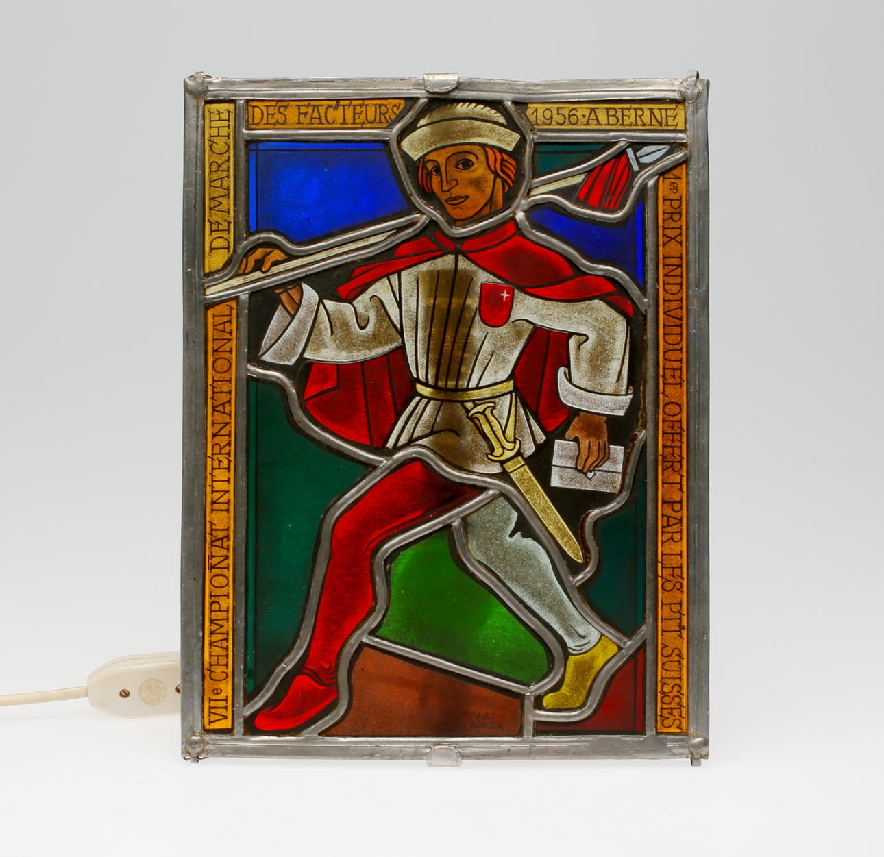 PAUL BOESCH. Vägglampa, Jugend, 1900 talets första del.