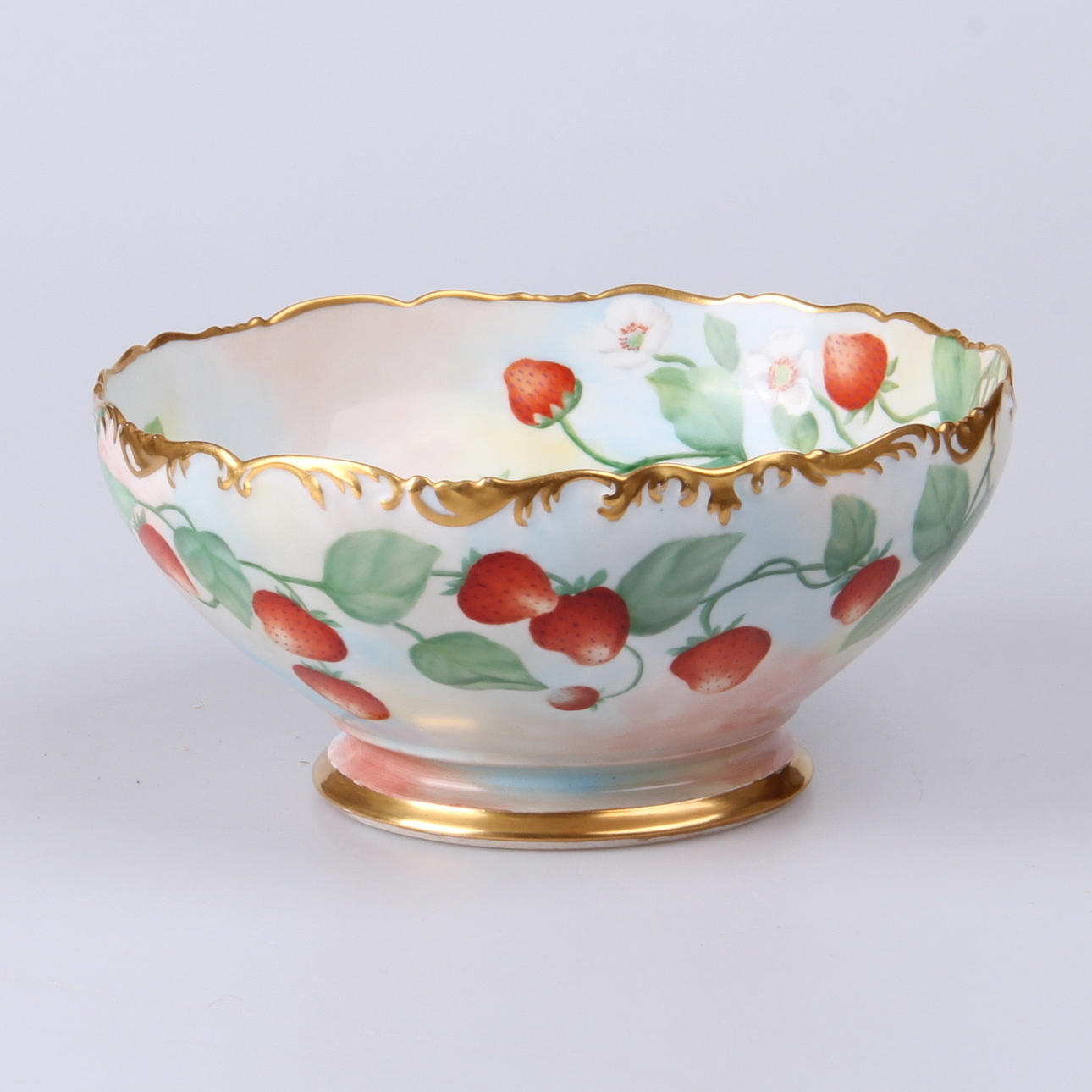 SKÅL, porslin, Clara Knobloch, Limoges, Frankrike, 1905.