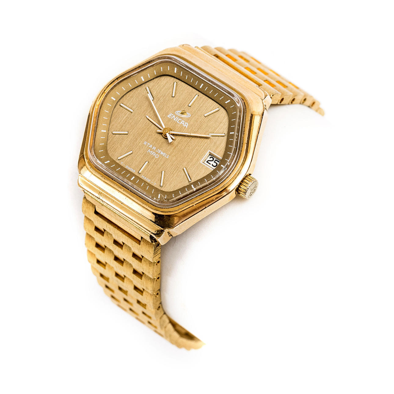 ENICAR, MRO, wristwatch, circa 1975.