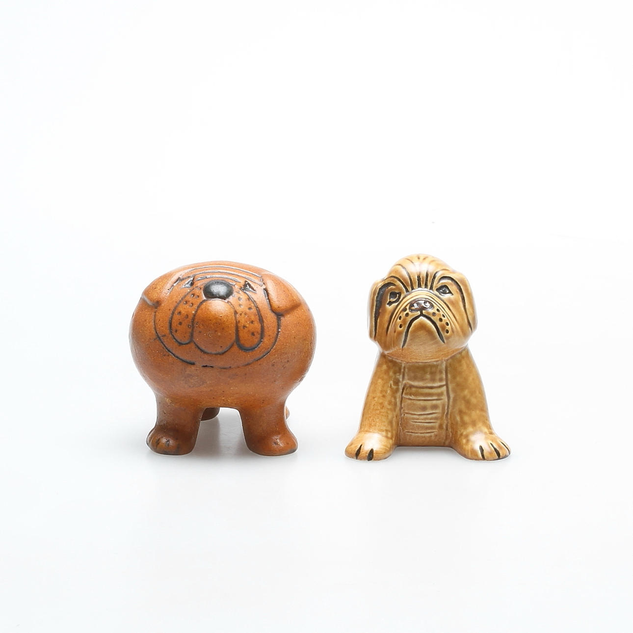 FIGURINER, 2 st, stengods, Lisa Larson, Gustavsberg.