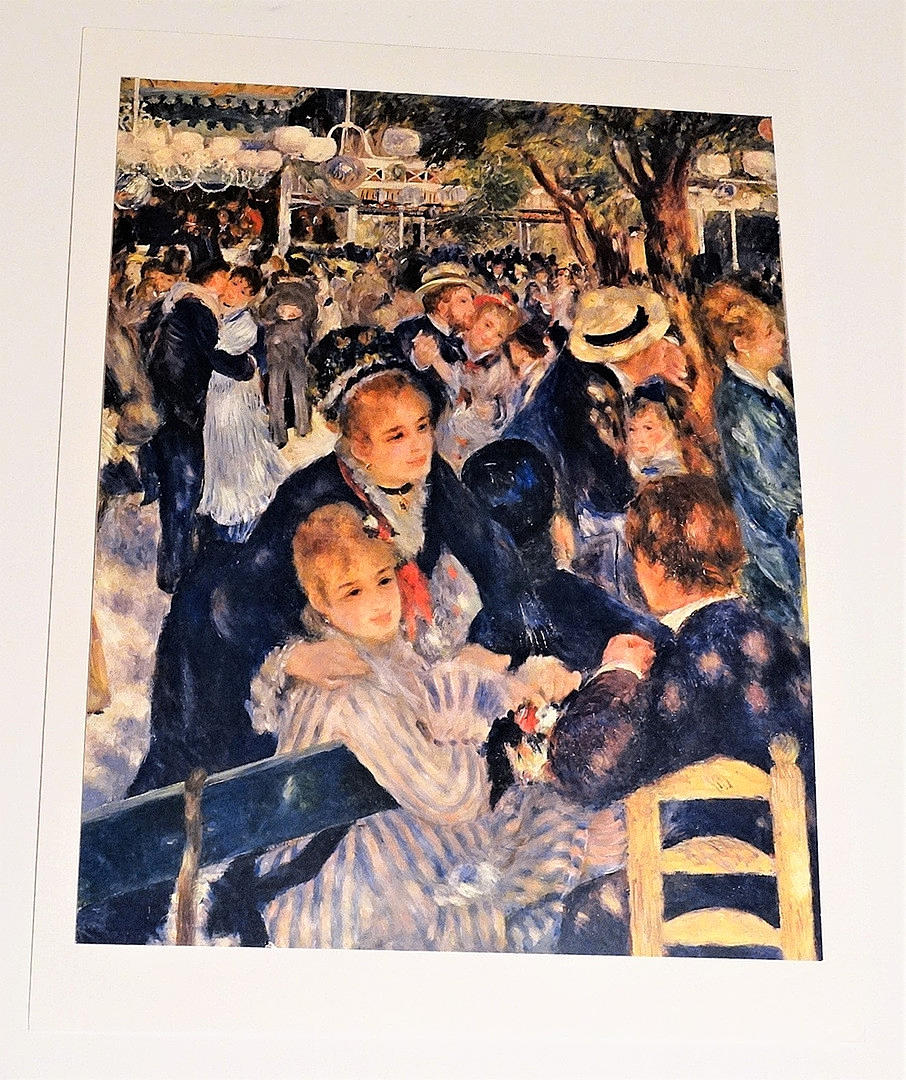 PIERRE-AUGUSTE RENOIR. Bal du moulin de la Galette, Offset, um