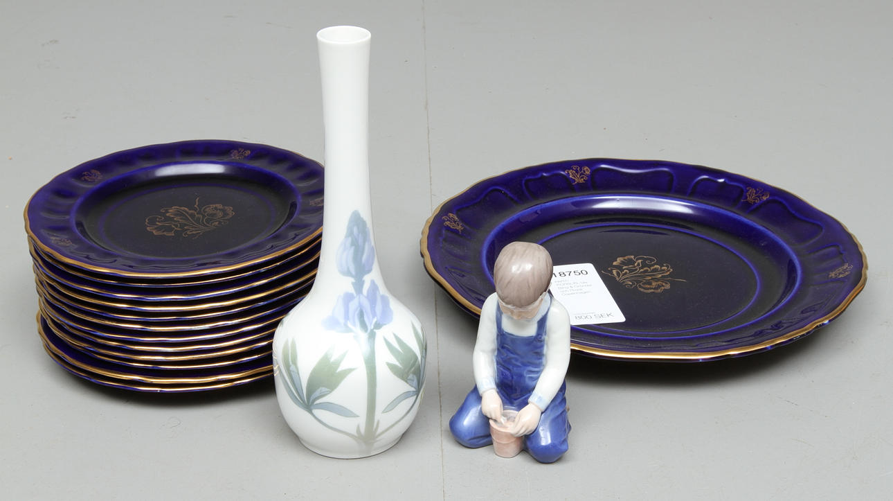 PARTI PORSLIN, bla Bing & Gröndal och Royal Copenhagen.