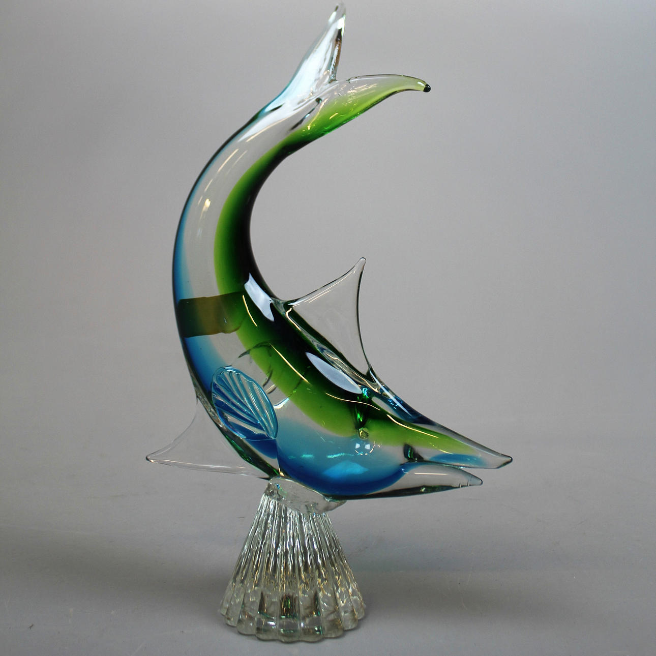 GLASS FIGURE Murano "fish".