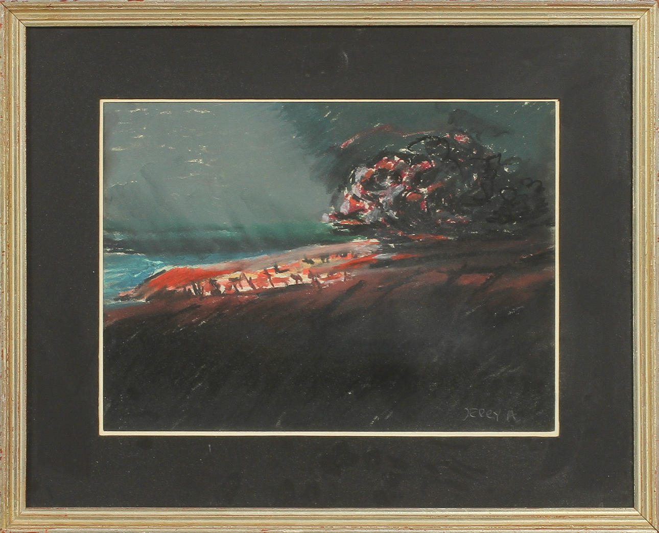 JERRY ANDERSSON. Pastell, signerad.