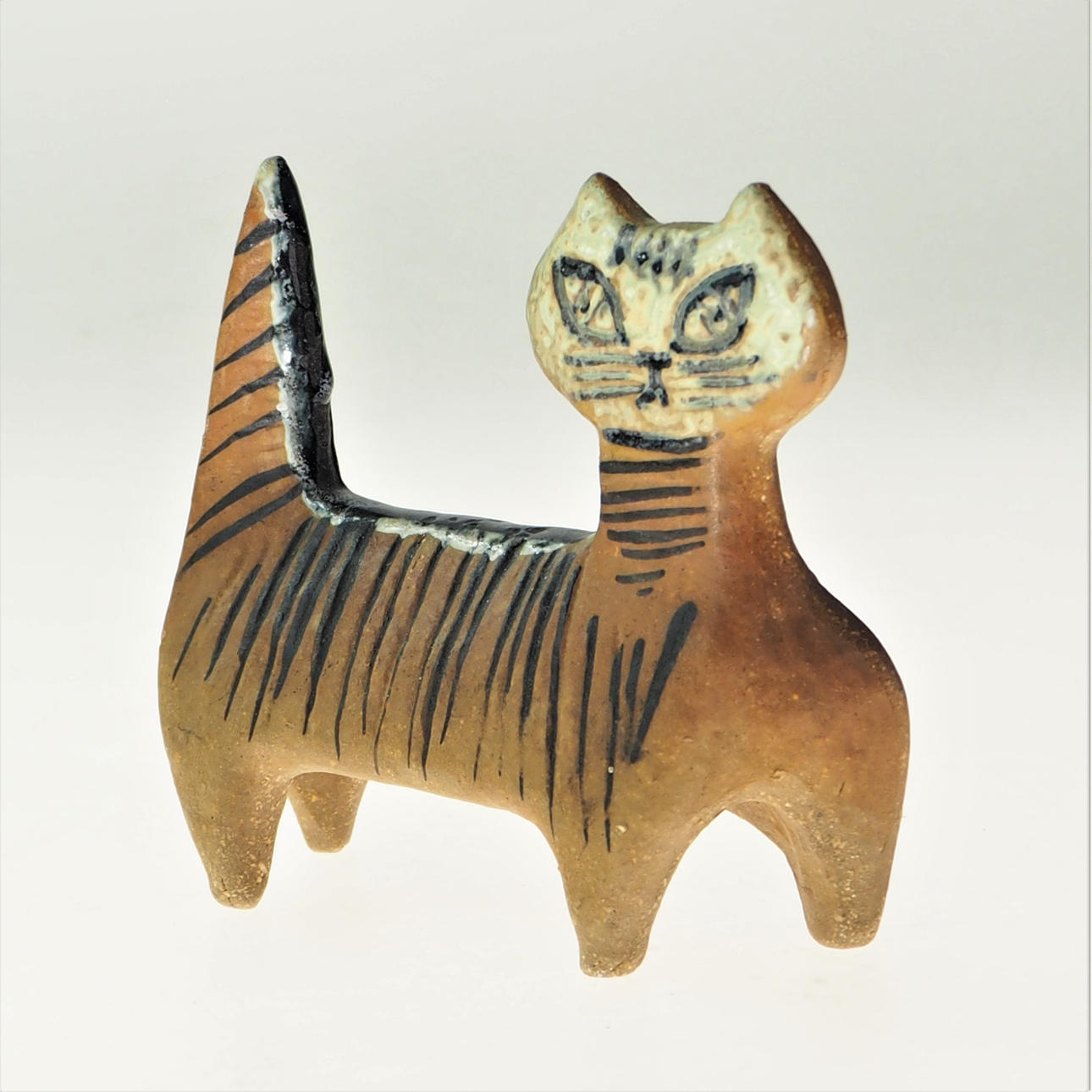 LISA LARSON. Lilla Zoo, "gato", gres, Gustavsberg.