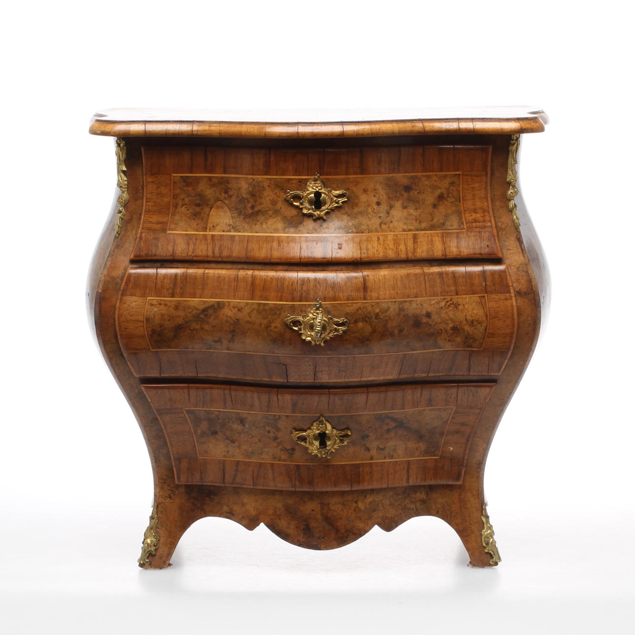 MINIATYRBYRÅ, rokokostil, 1800-tal.